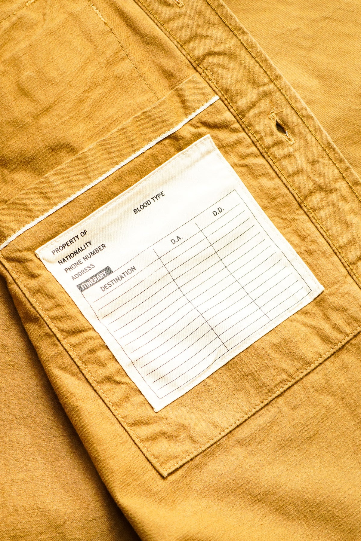 UES Traveler Shirt - Gold