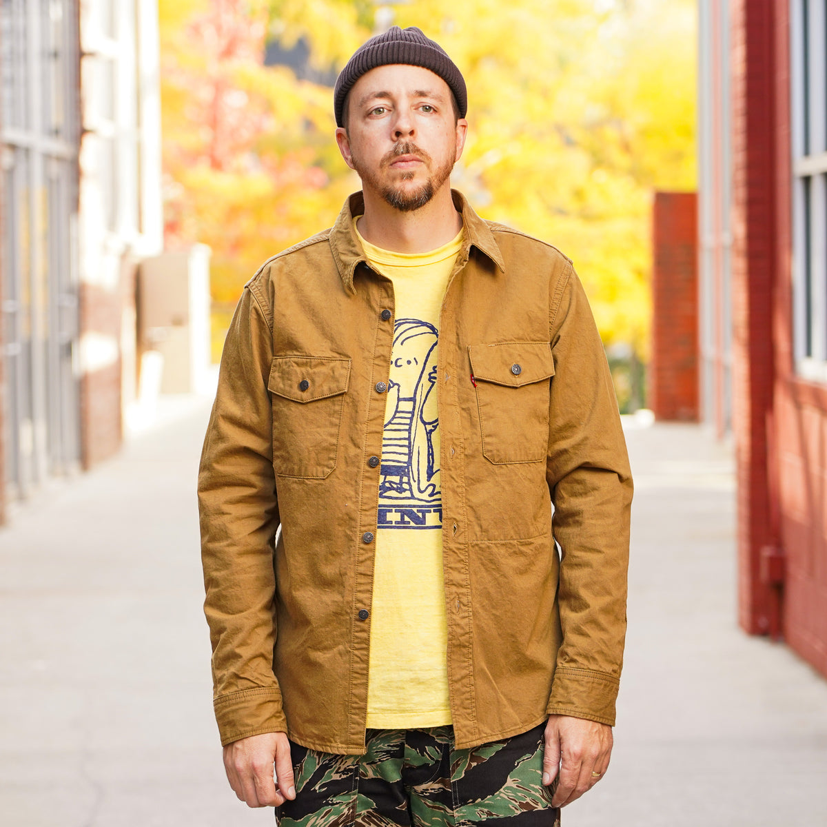 UES Traveler Shirt - Gold