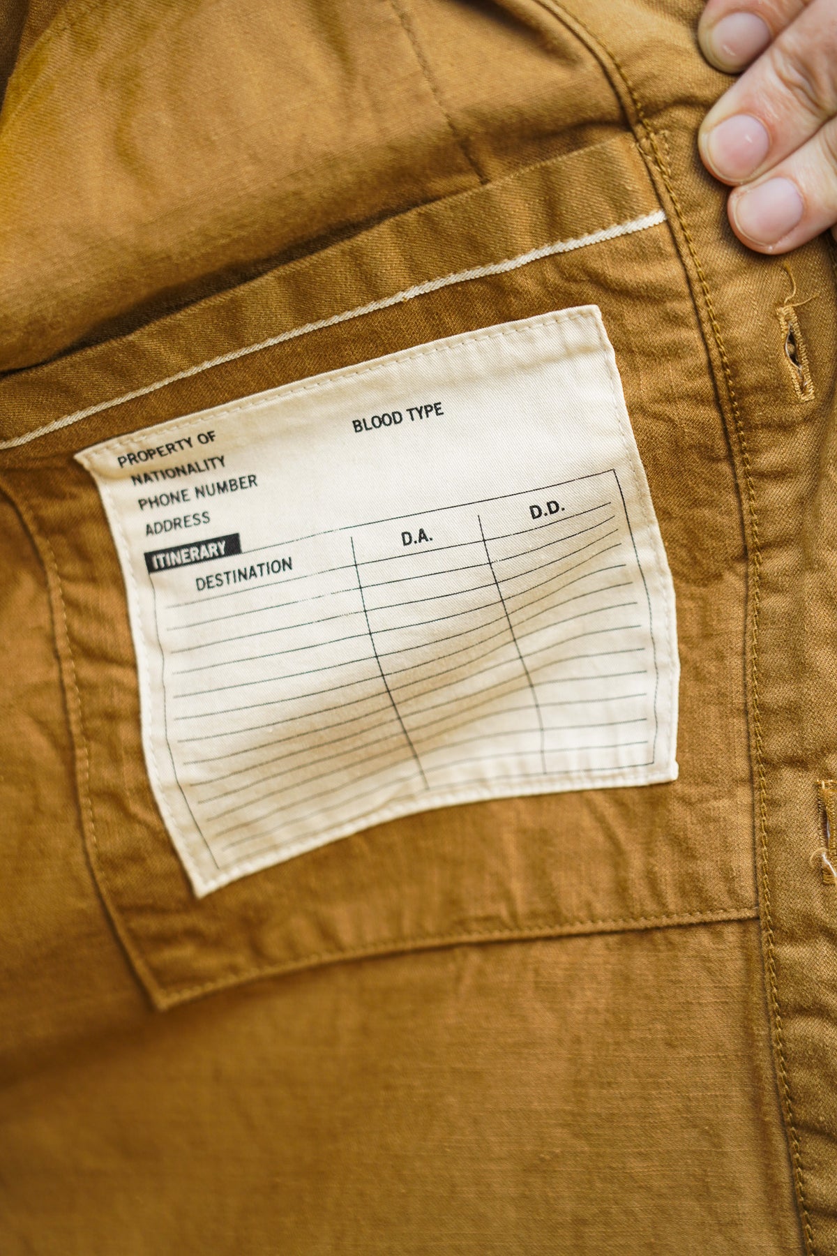 UES Traveler Shirt - Gold
