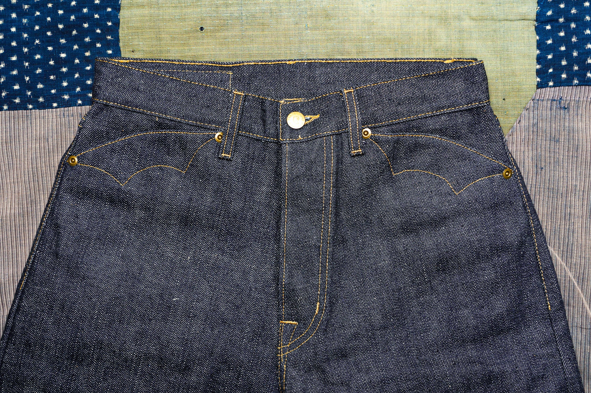 Brain Dead Type 00 15.5oz Slub Denim - Indigo