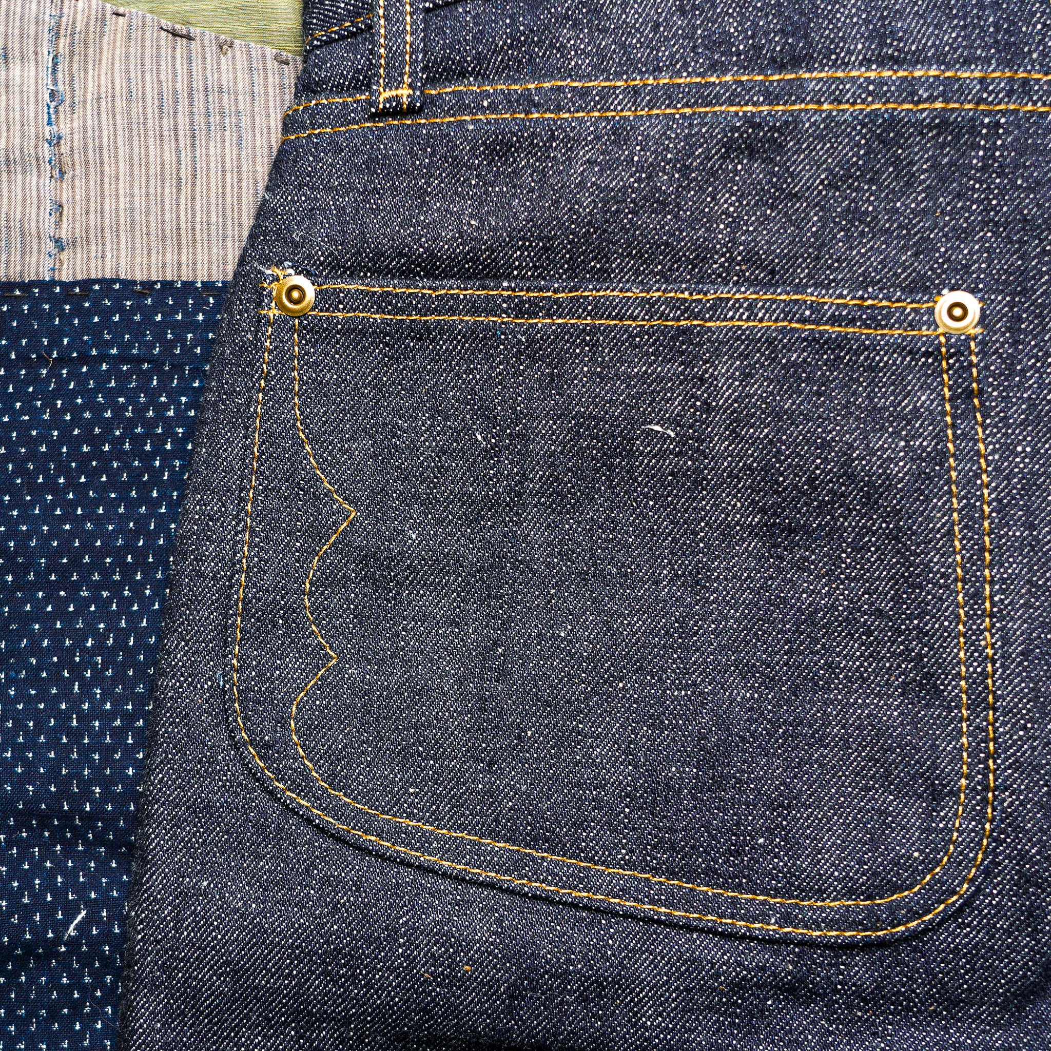 Brain Dead Type 00 15.5oz Slub Denim - Indigo