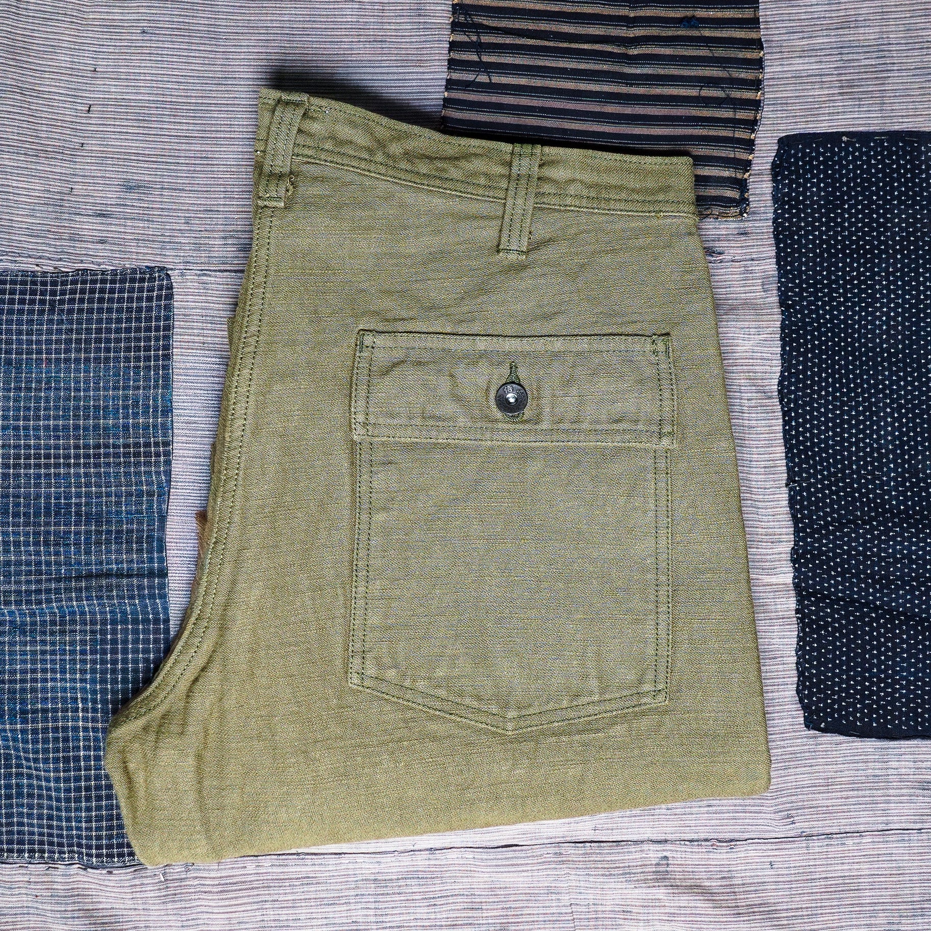 Samurai SJ52BP 15oz Baker Pant - Olive – Guilty Party