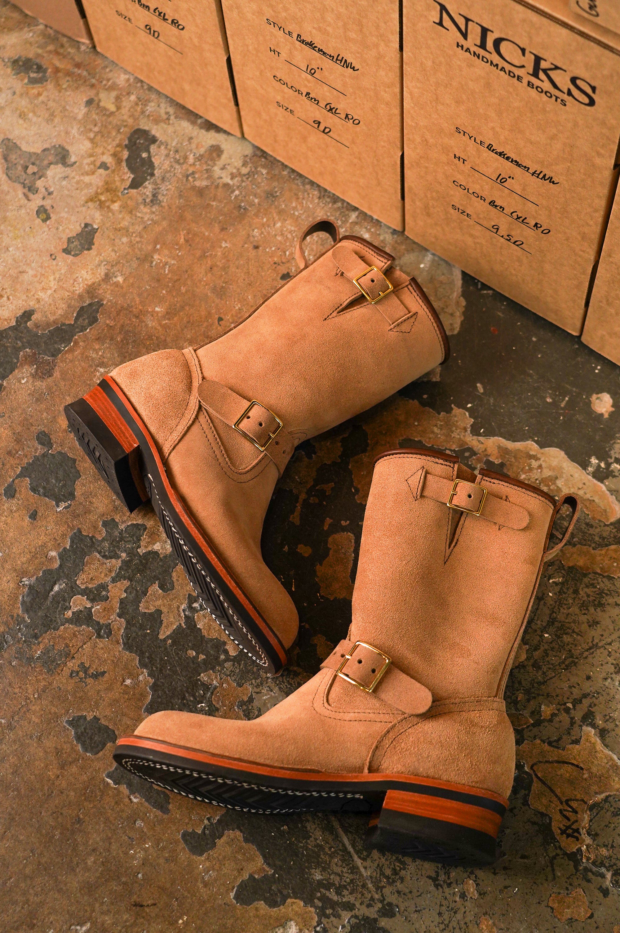 Nicks Brakeman Boot - Brown CXL Roughout