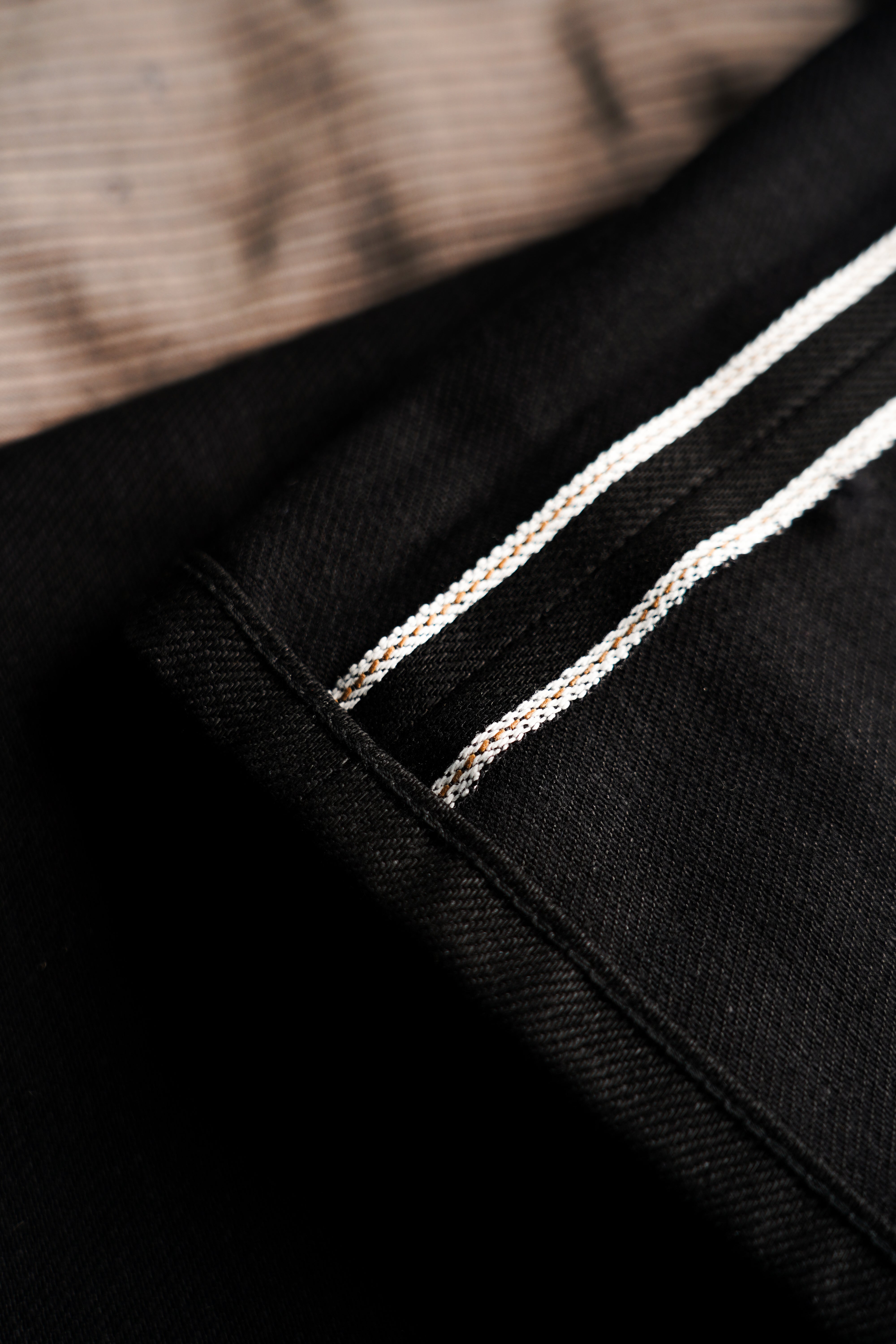 Freenote Cloth Modesto Wide Leg - 15.75oz Black/Black Selvedge Denim