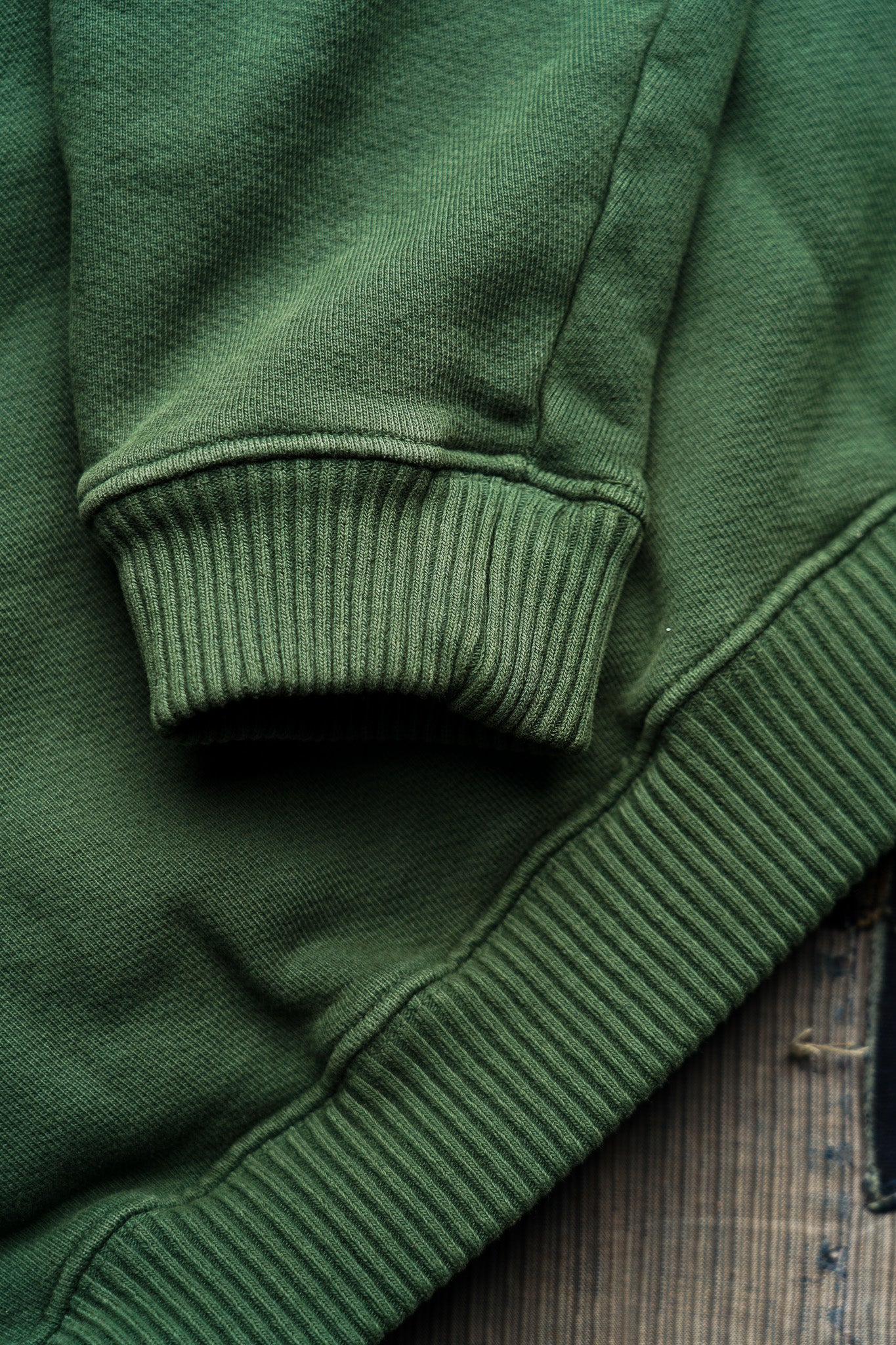 3sixteen Ultraweight Pullover Hoodie - Kombu Green