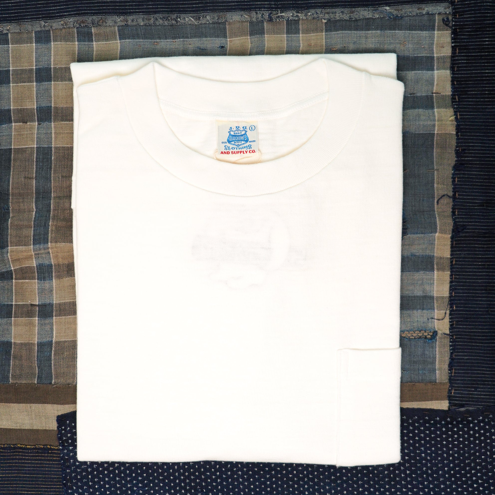 John Gluckow Standard Pocket Tee - Off White