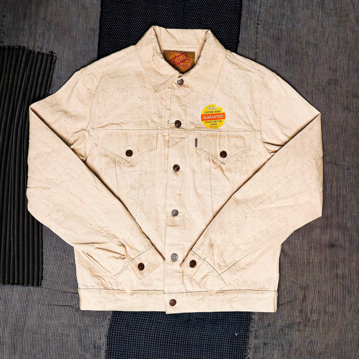 Denime Lot 233-66M - Type III Model Denim Jacket - Ecru – Guilty Party