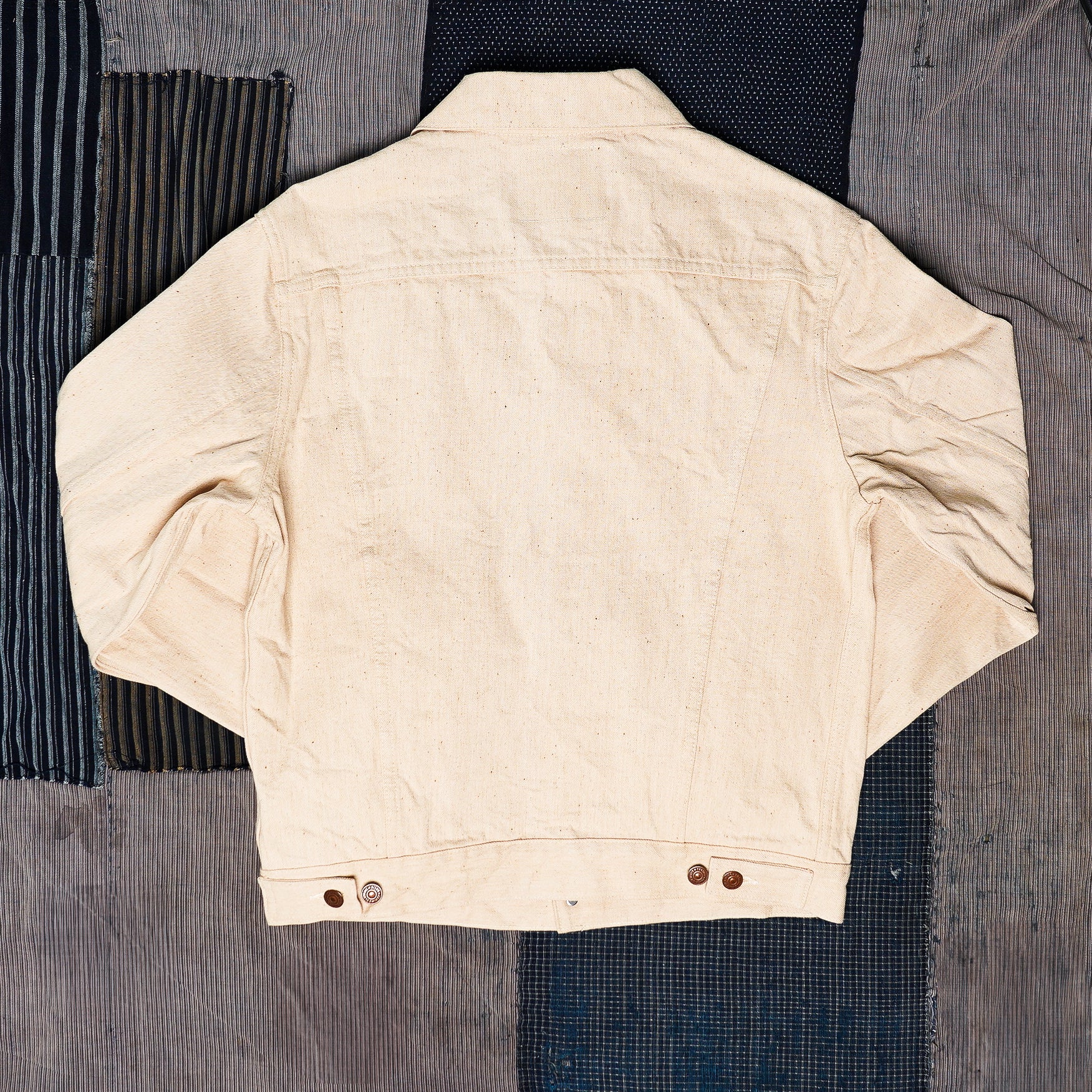 Denime Lot 233-66M - Type III Model Denim Jacket - Ecru