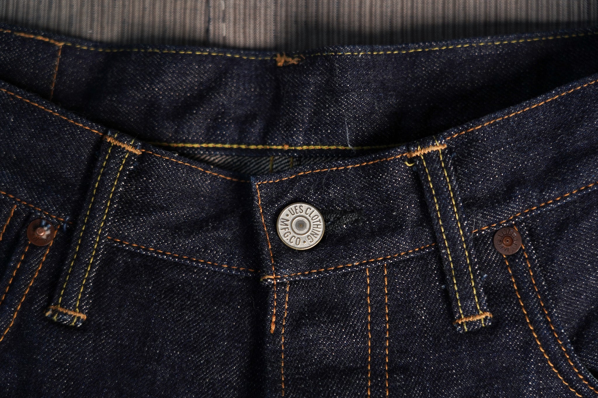 UES 400-T Tapered Fit Indigo Selvedge Denim - One Washed