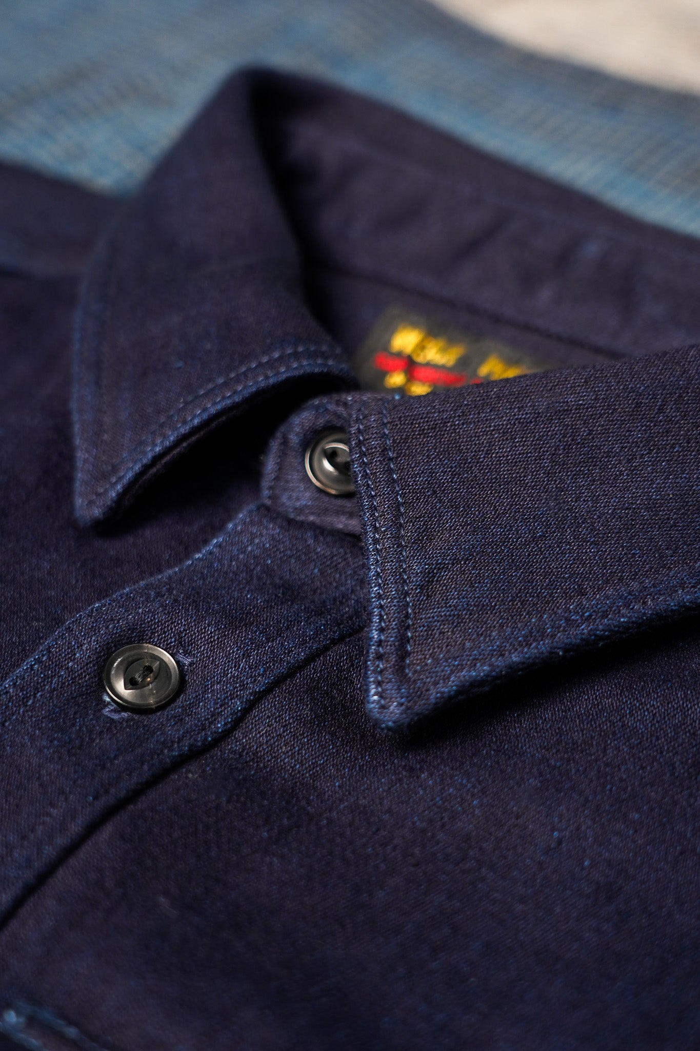 UES Indigo Tricotine Shirt - 15.5oz