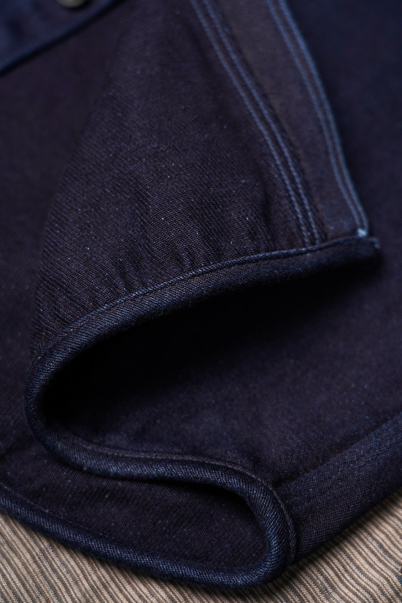 UES Indigo Tricotine Shirt - 15.5oz