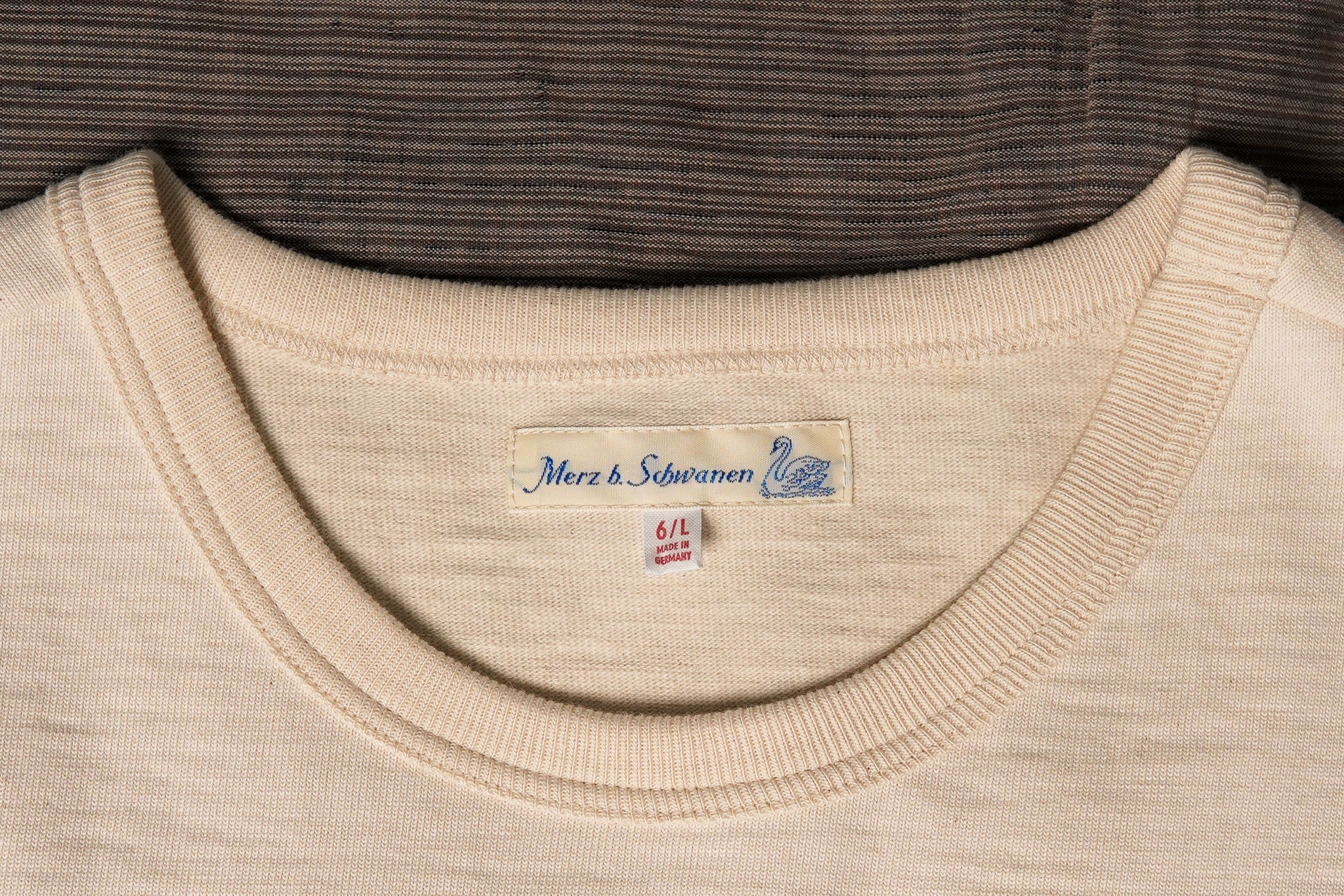 Merz b. Schwanen 2S14 Loopwheeled Relaxed Fit Heavyweight T-Shirt - Nature