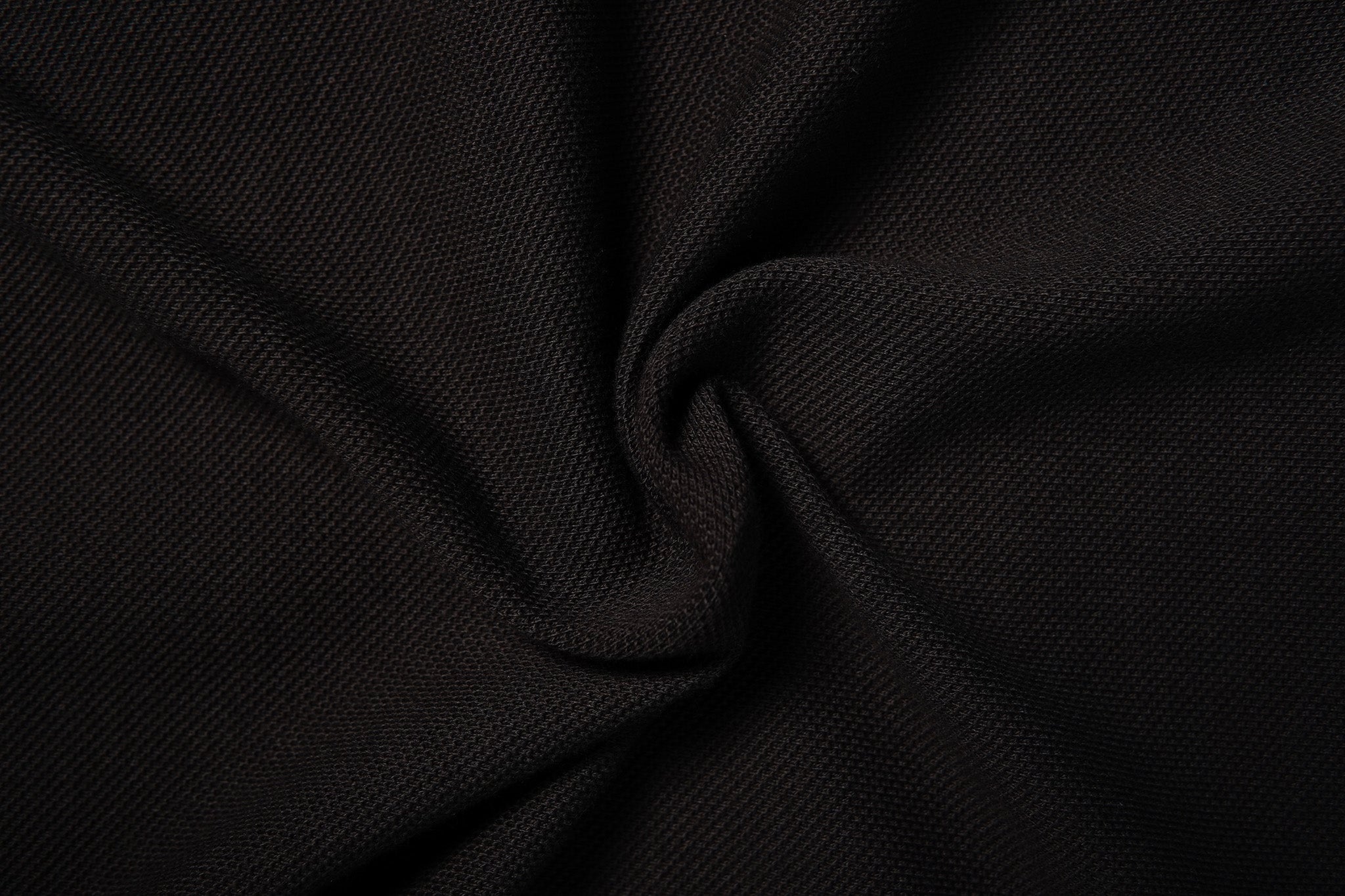 Merz b. Schwanen 214PK Loopwheeled Relaxed Fit Pikée T-Shirt - Charcoal