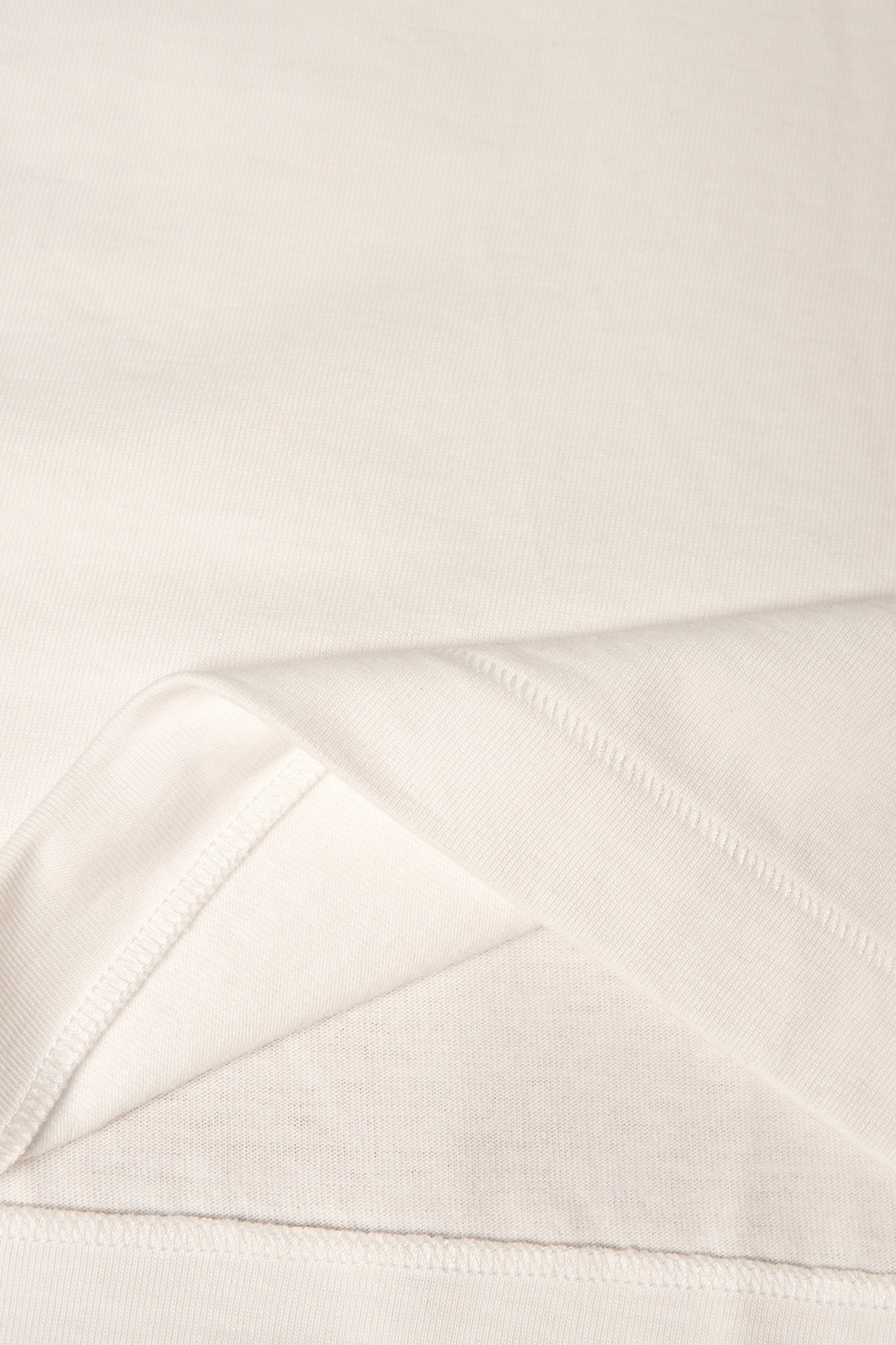 Merz b. Schwanen 215 Loopwheeled Classic Crew Neck T-Shirt - White