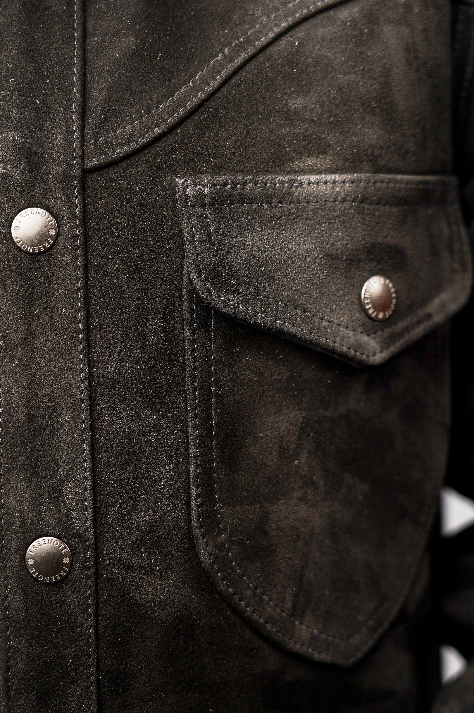 Freenote Cloth Packard Shirt - Black Goatskin