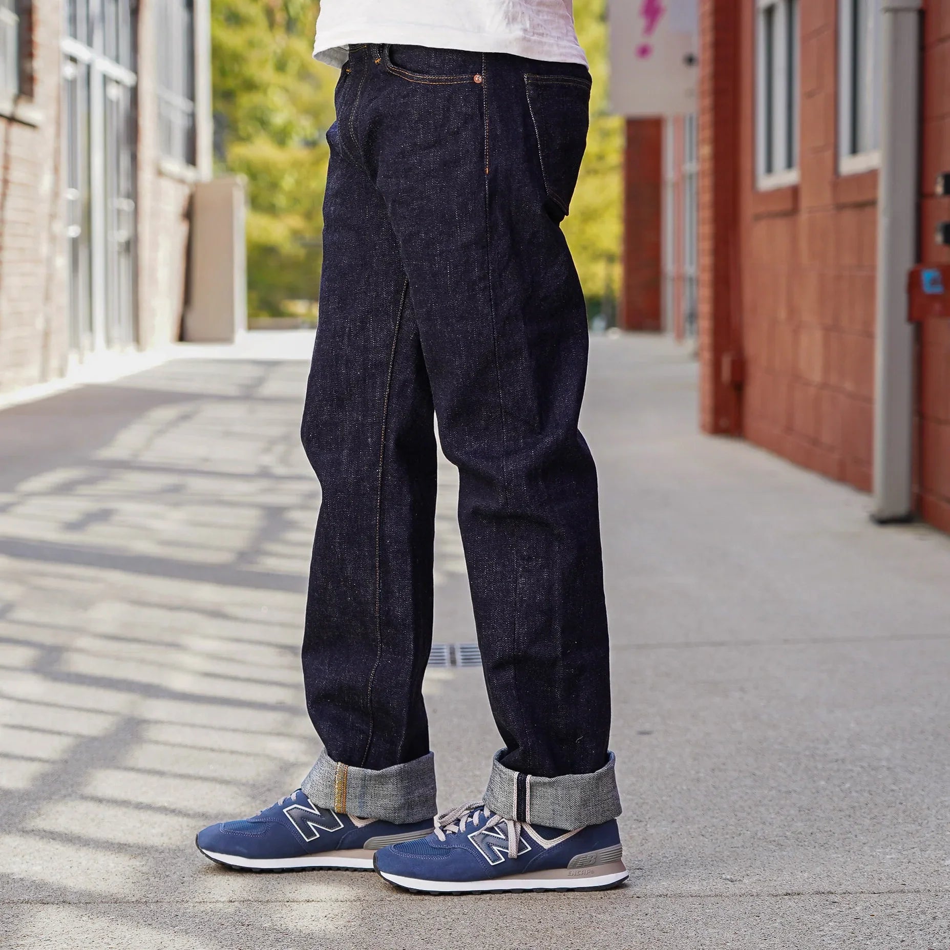 Samurai S5000VX21ozII 21oz Zero+ Slim Straight Jeans - One Washed