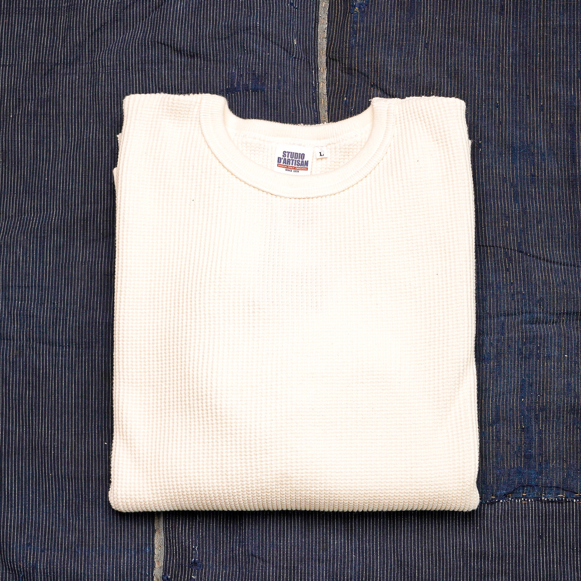 Studio D'Artisan 9936 Heavy Thermal Shirt - White