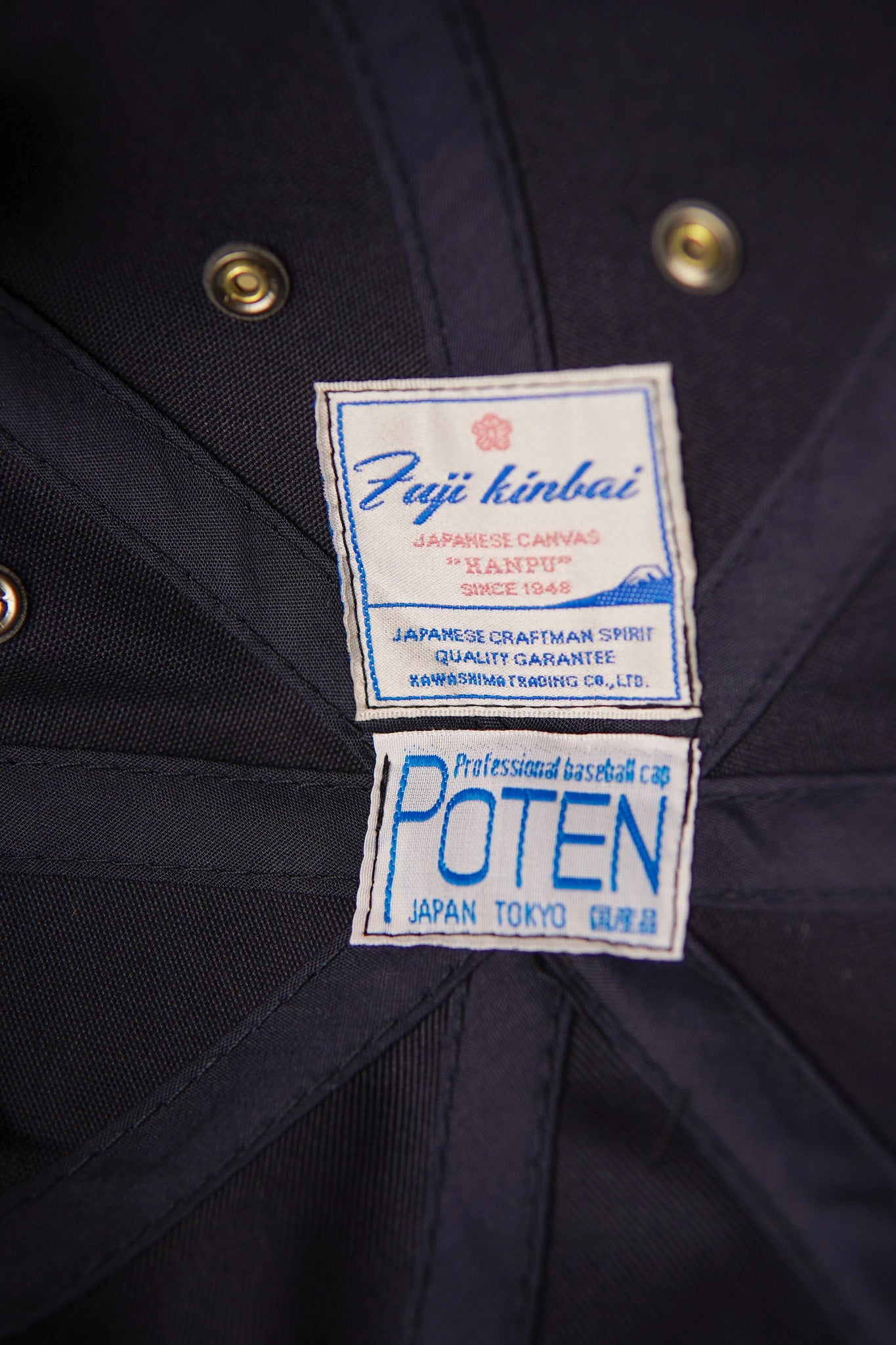 Poten Fujikinbai Cap - Navy