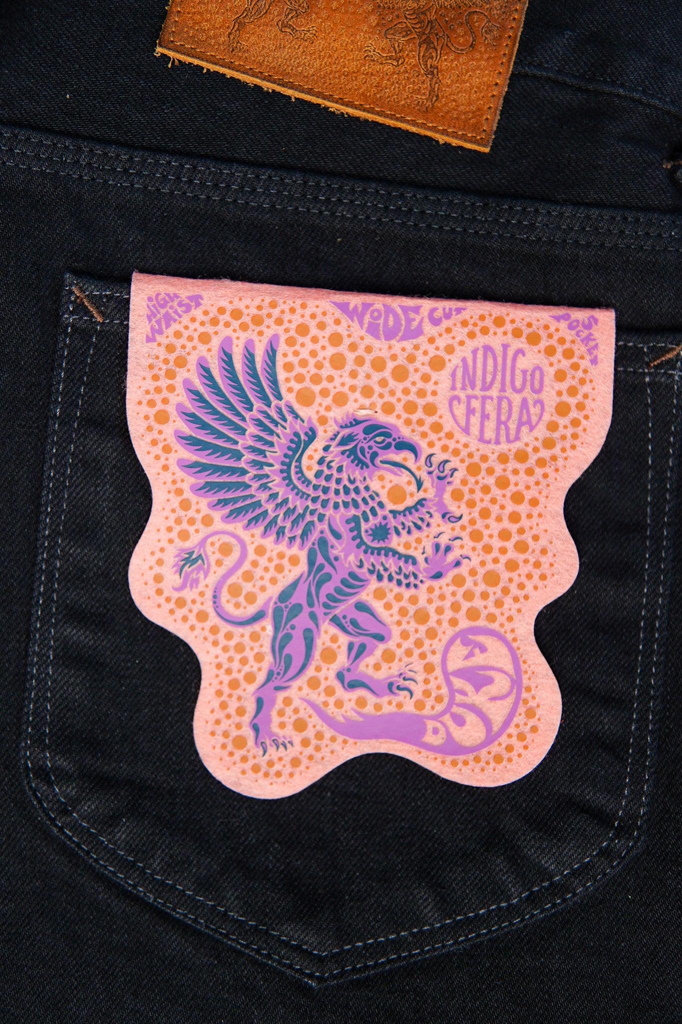 Indigofera Duke Wide Fit - 14.5oz Gunpowder Rinsed Denim