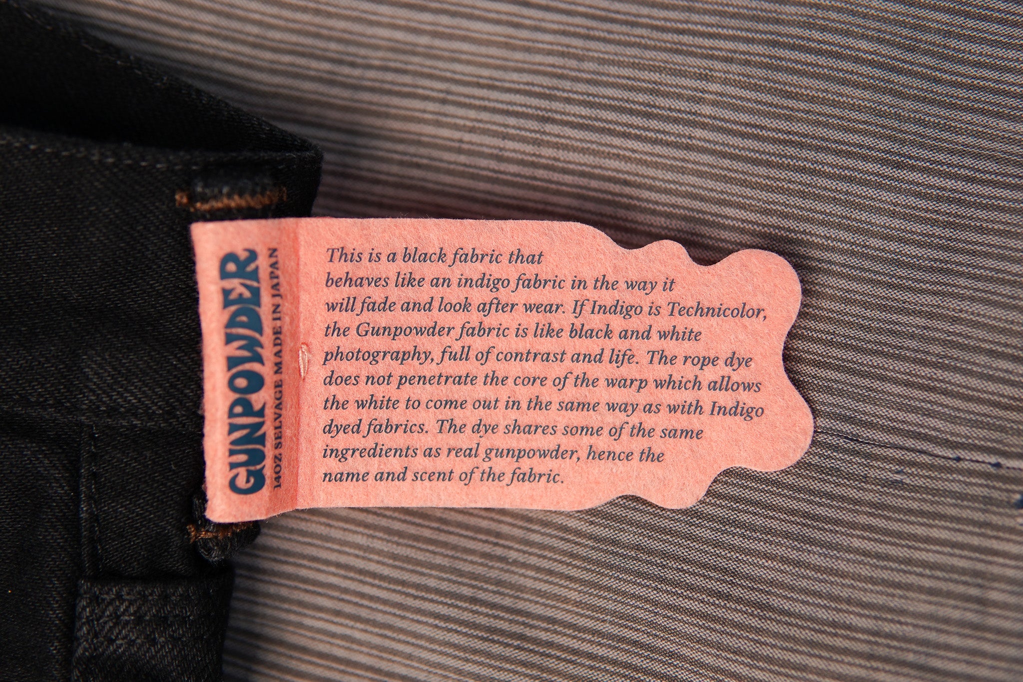 Indigofera Duke Wide Fit - 14.5oz Gunpowder Rinsed Denim
