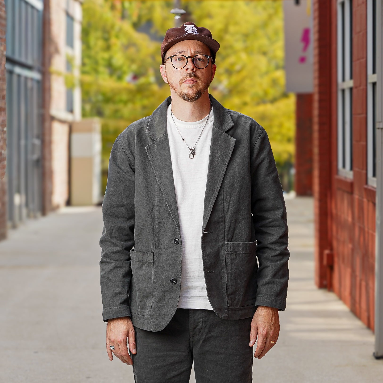 3sixteen Work Blazer - Ivy Green