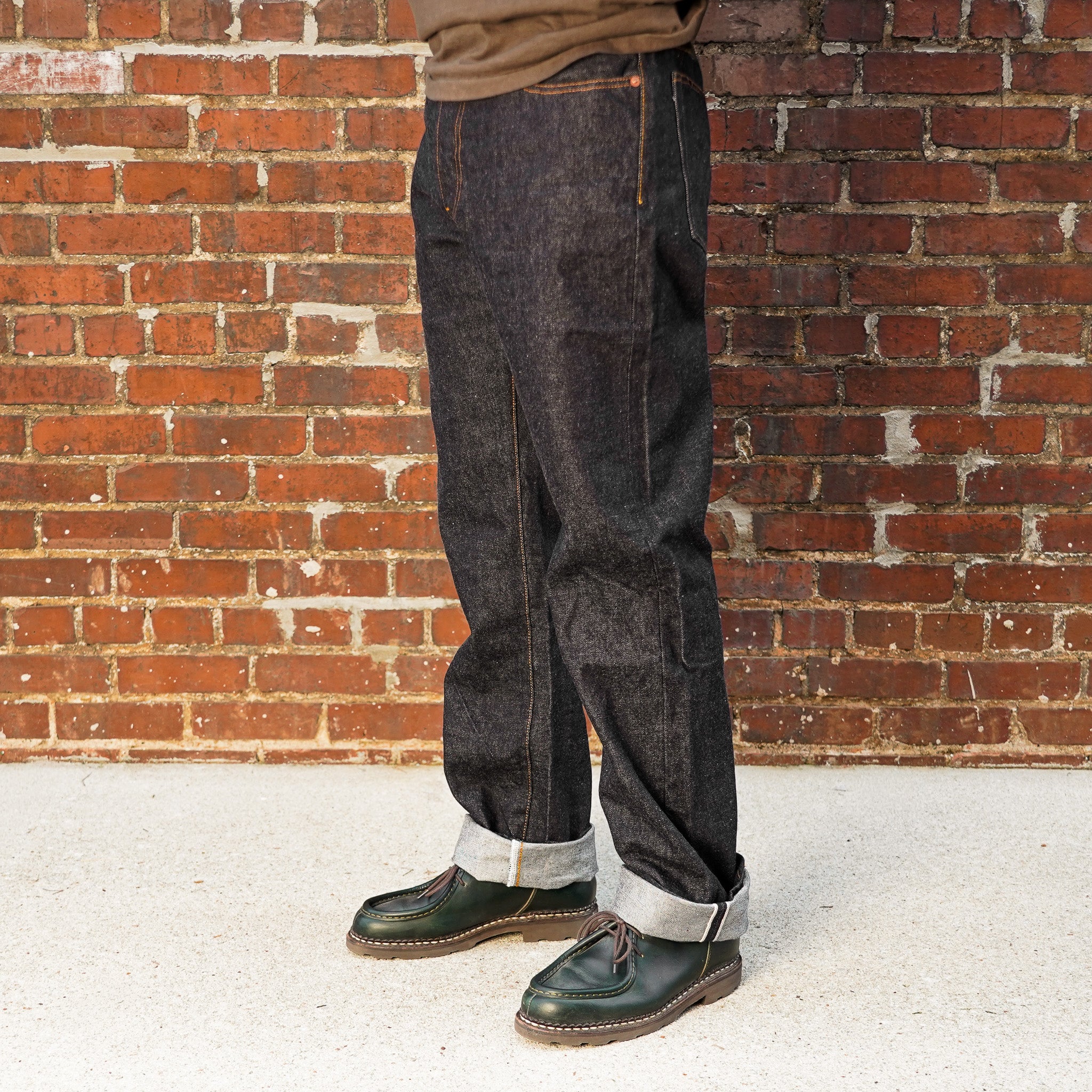 Studio D'Artisan SD-103 Slim Straight Fit Indigo Selvedge Denim - One Washed