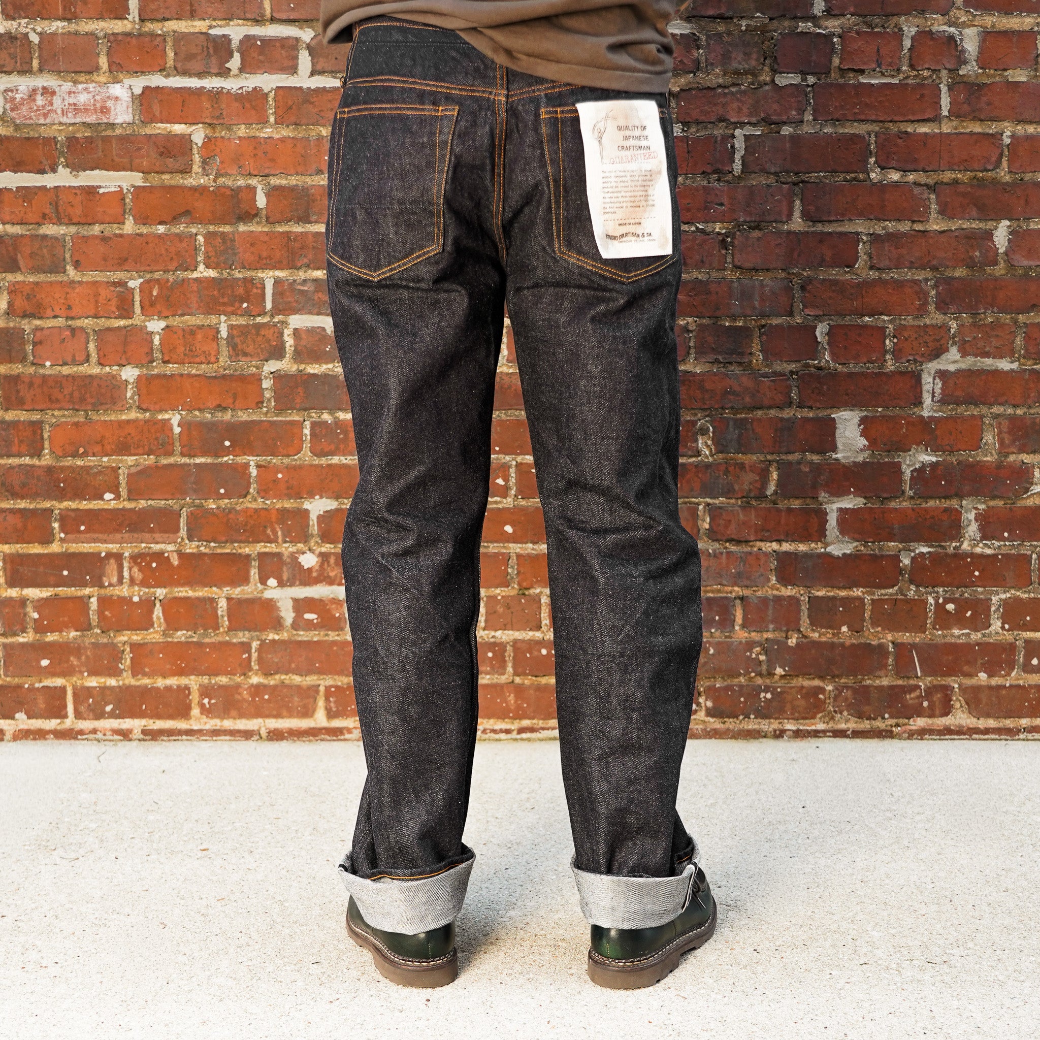 Studio D'Artisan SD-103 Slim Straight Fit Indigo Selvedge Denim - One Washed