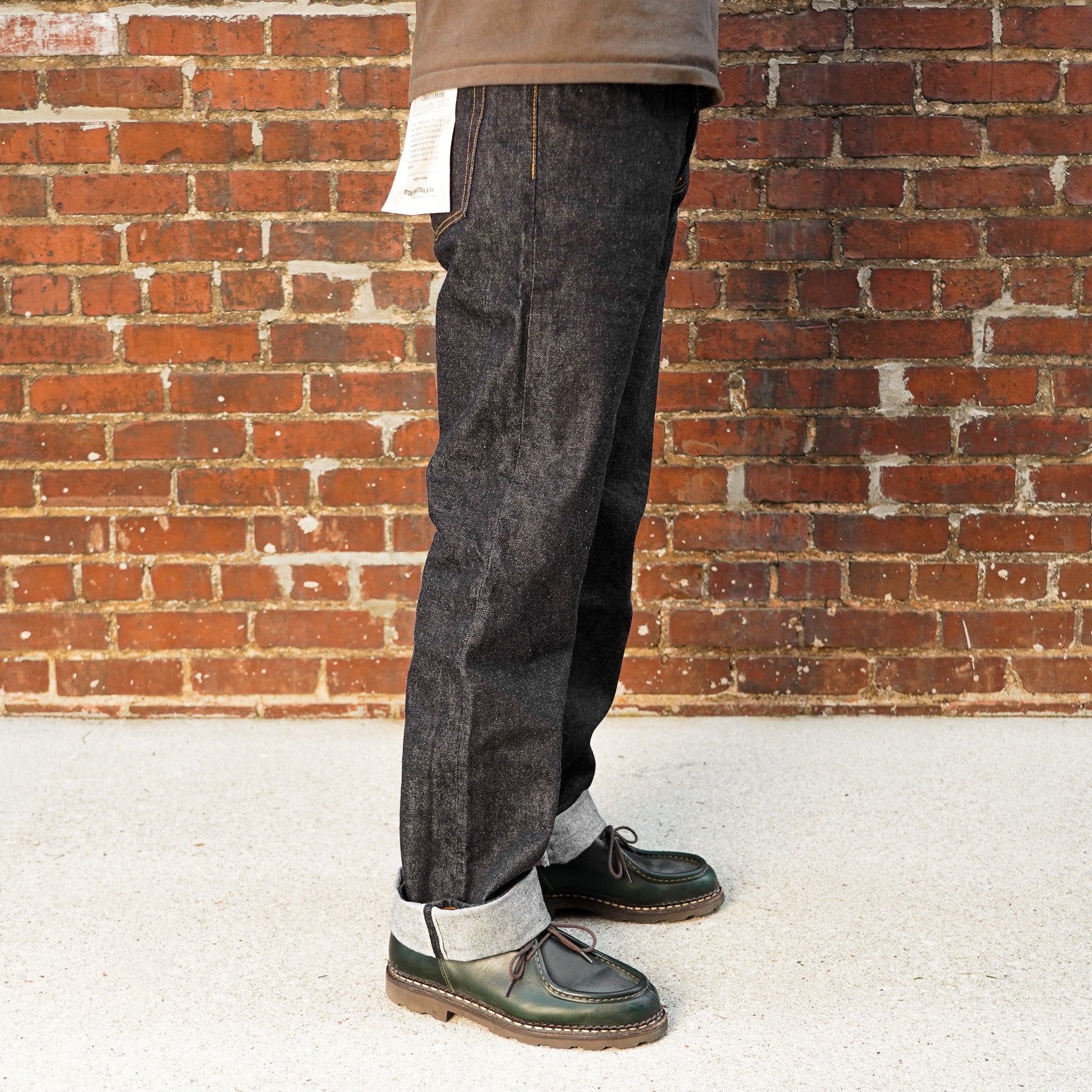 Studio D'Artisan SD-103 Slim Straight Fit Indigo Selvedge Denim - One Washed