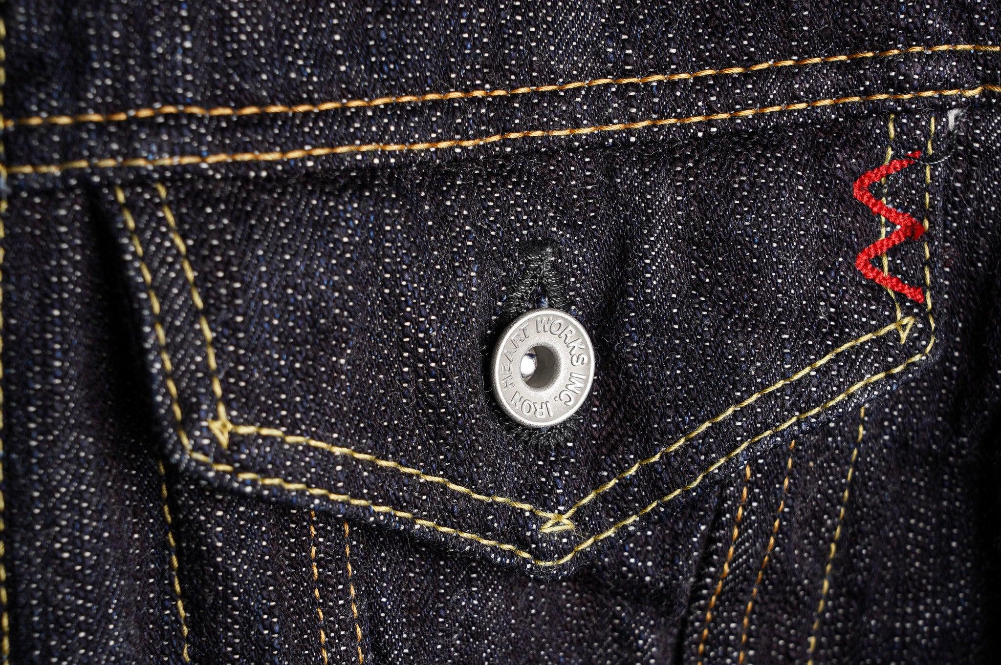 Iron Heart IH-526J-SLB 16oz Slubby Selvedge Denim Type III Jacket - Indigo