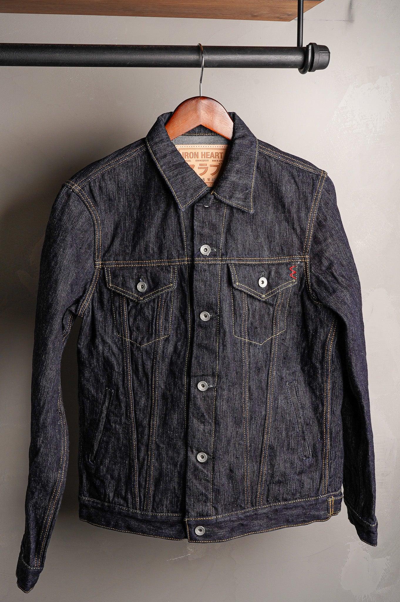 Iron Heart IH-526J-SLB 16oz Slubby Selvedge Denim Type III Jacket - Indigo
