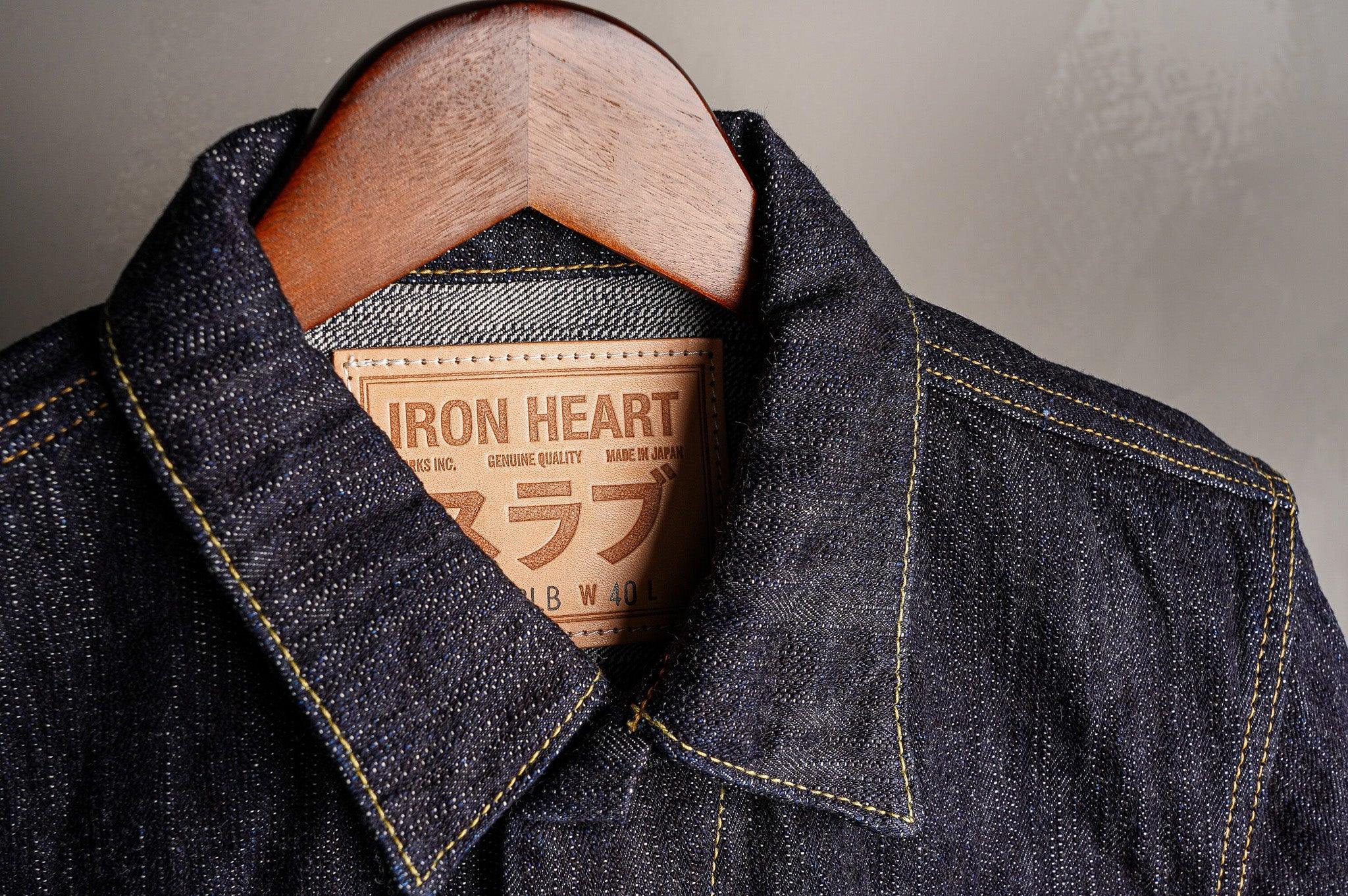 Iron Heart IH-526J-SLB 16oz Slubby Selvedge Denim Type III Jacket - Indigo