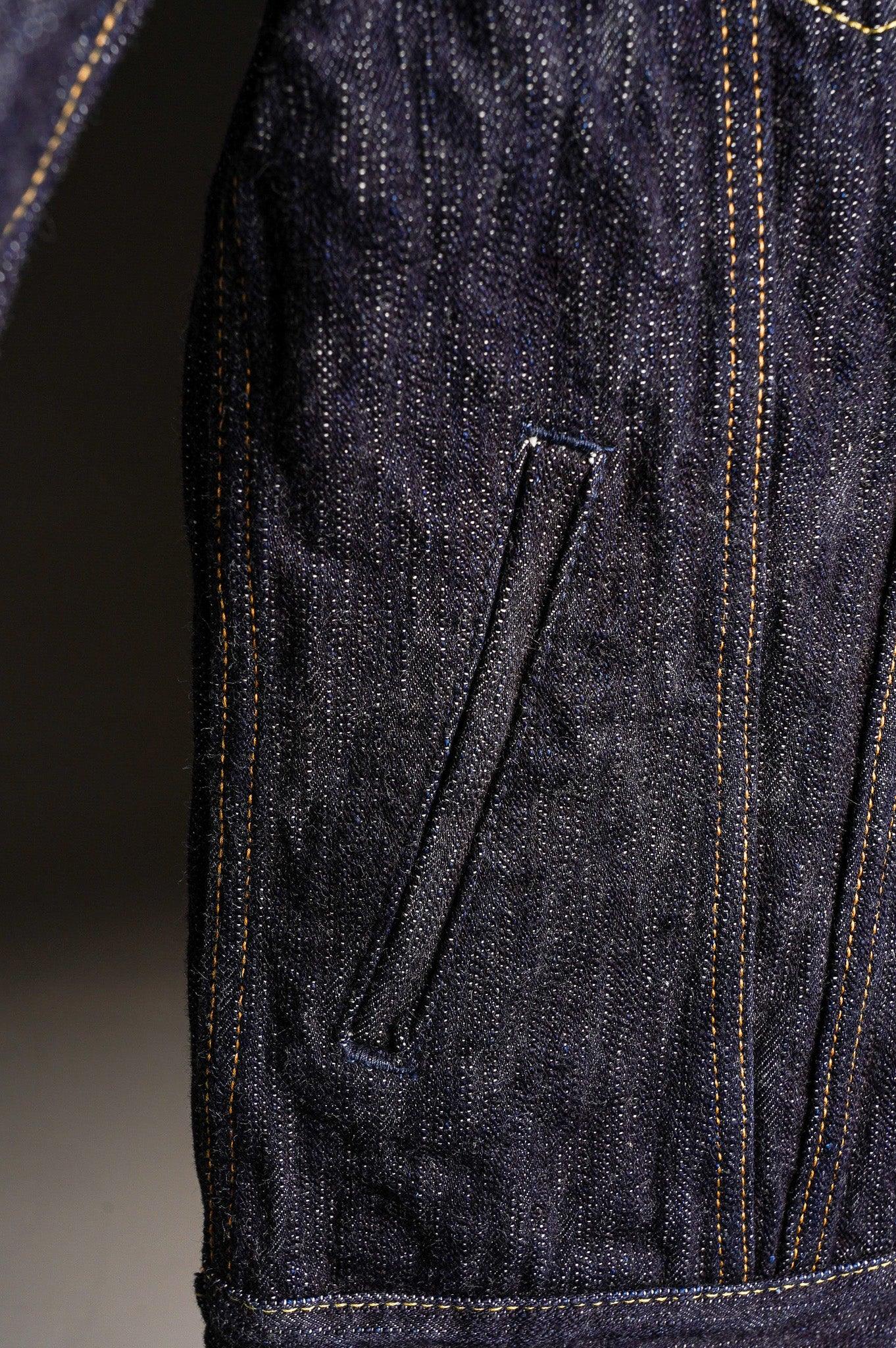 Iron Heart IH-526J-SLB 16oz Slubby Selvedge Denim Type III Jacket - Indigo