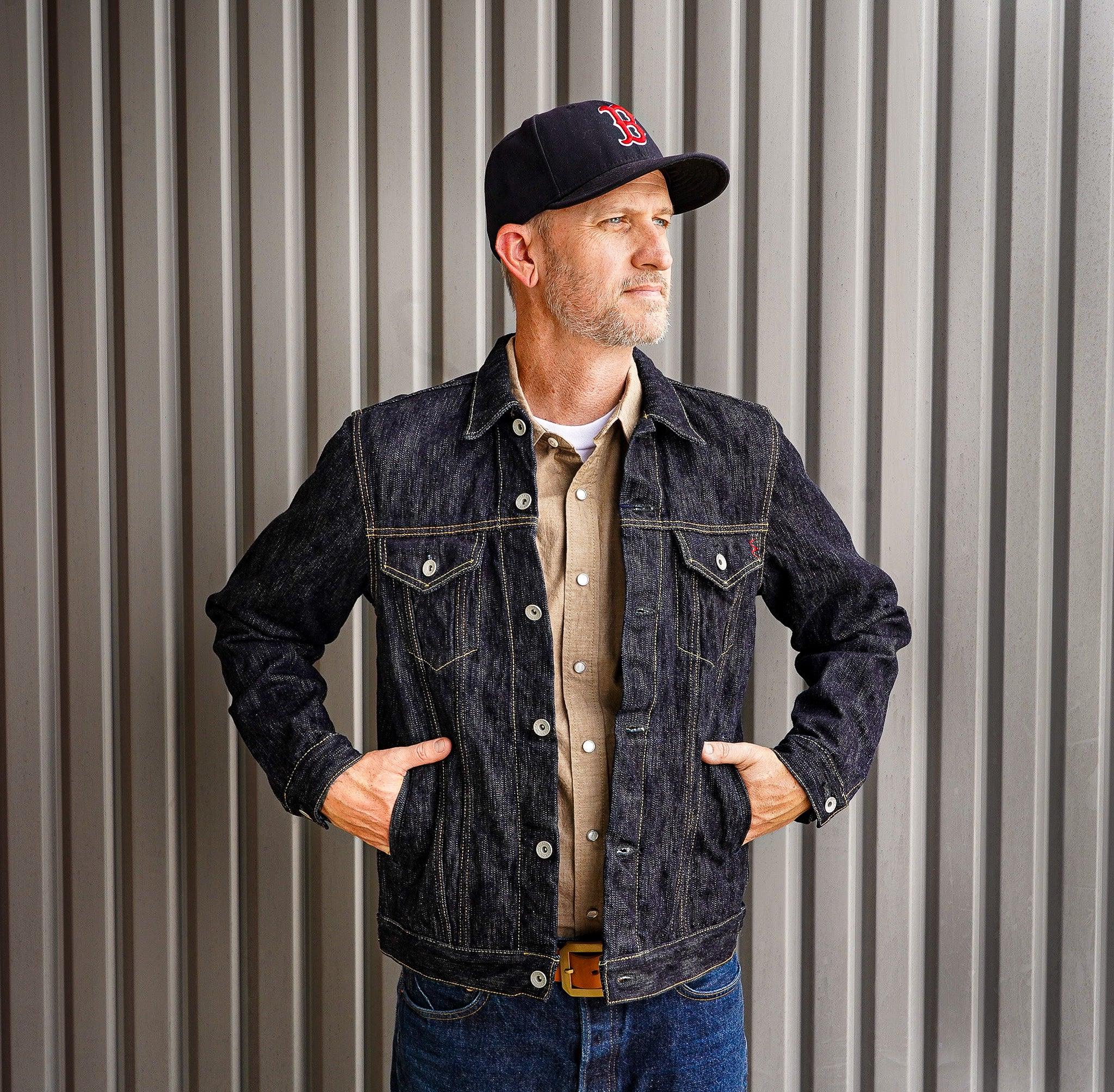 Iron Heart IH-526J-SLB 16oz Slubby Selvedge Denim Type III Jacket - Indigo