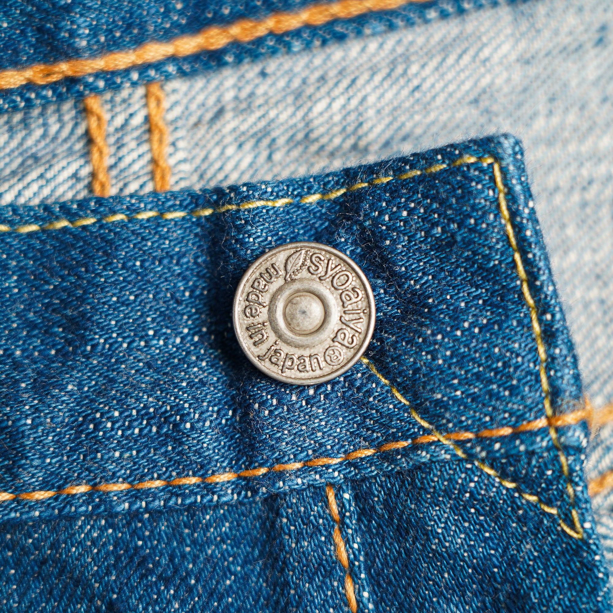 Pure Blue Japan GRE-019 Relaxed Tapered - 14oz Greencast Indigo - One Washed