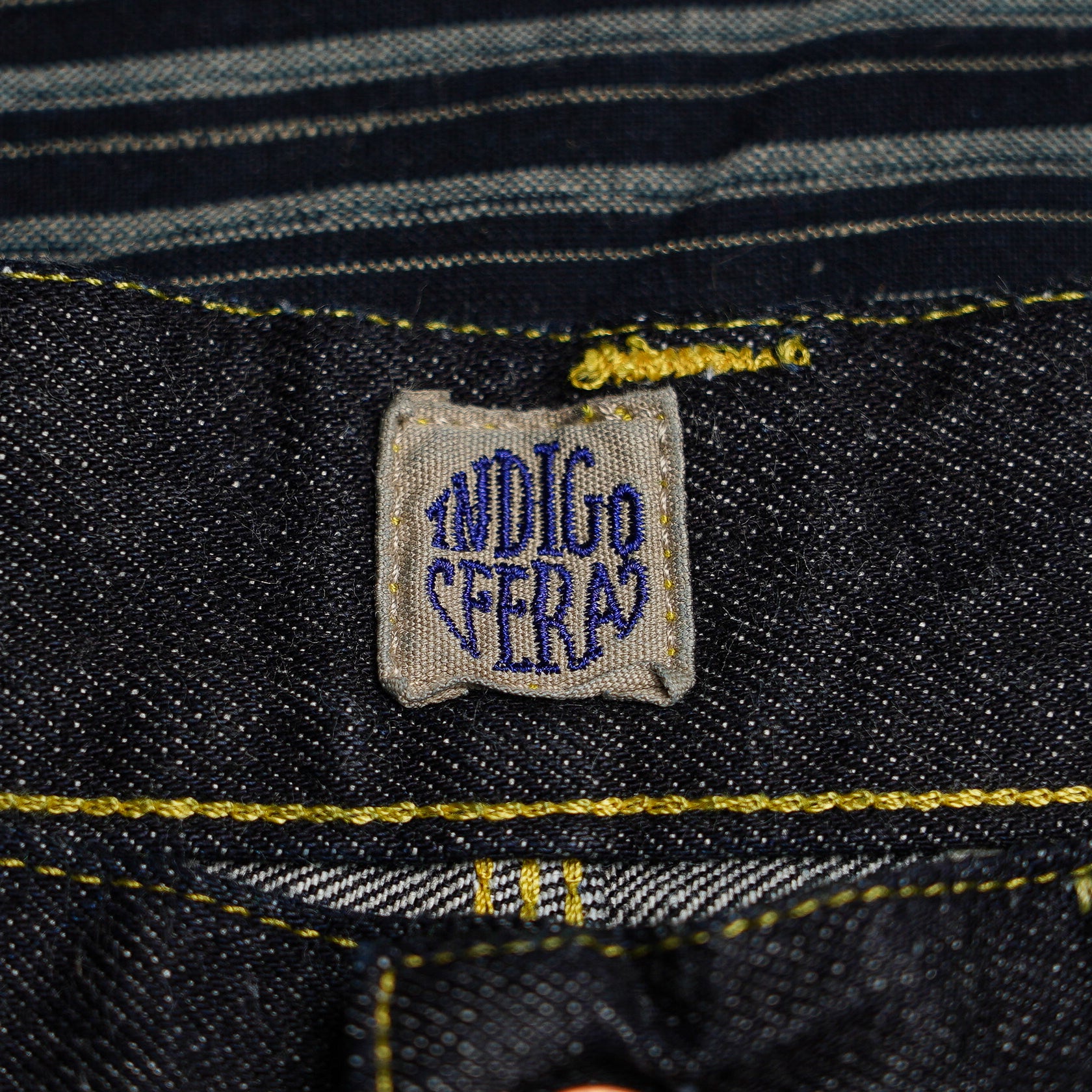 Indigofera Duke Wide Fit - 14.5oz Overseas Rinsed Denim