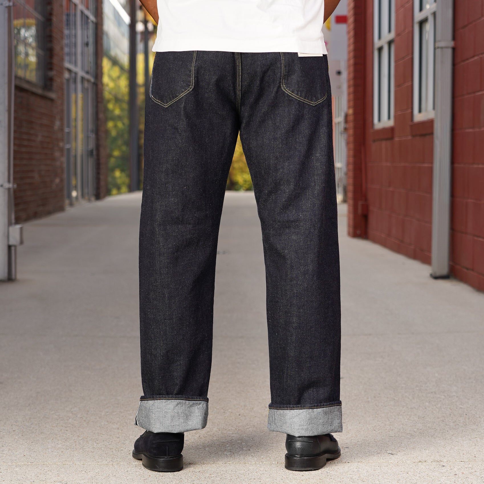 Indigofera Duke Wide Fit - 14.5oz Overseas Rinsed Denim