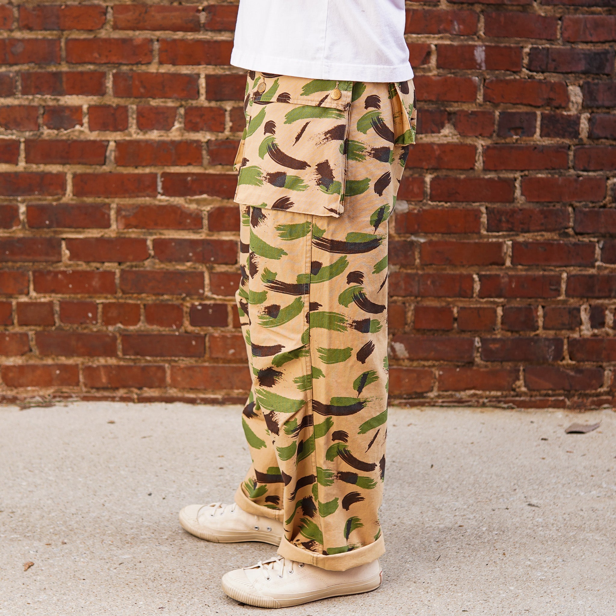 Brain Dead Canvas Overpant - Brushstroke Camo