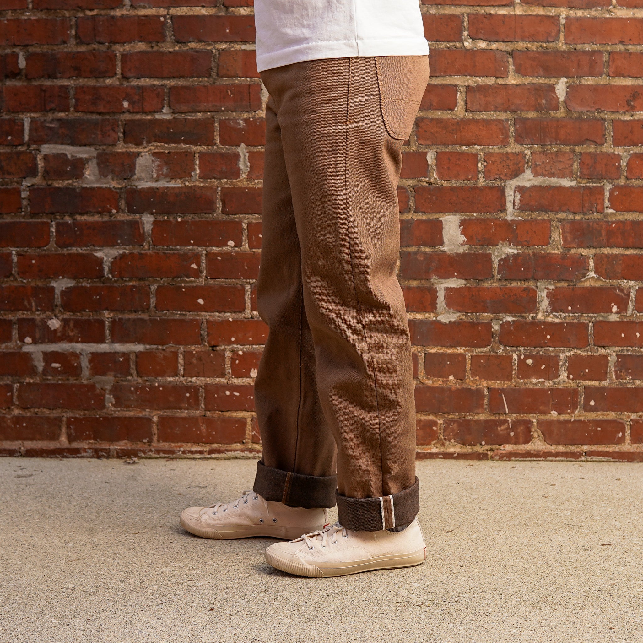 Freenote Cloth Belford Straight Cut - 15oz Light Brown Denim
