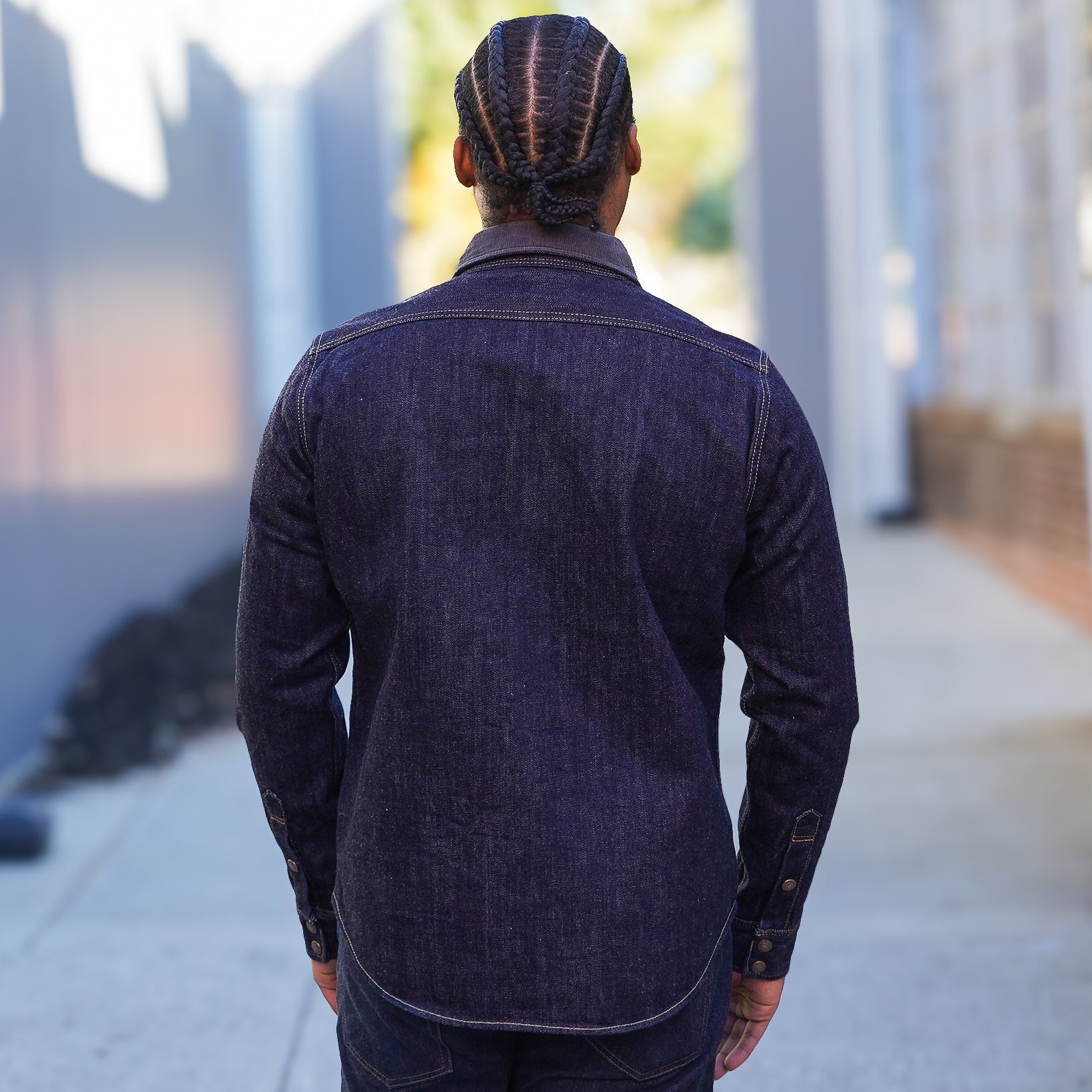 Iron Heart IHSH-427-IND 16oz Selvedge Denim CPO Shirt