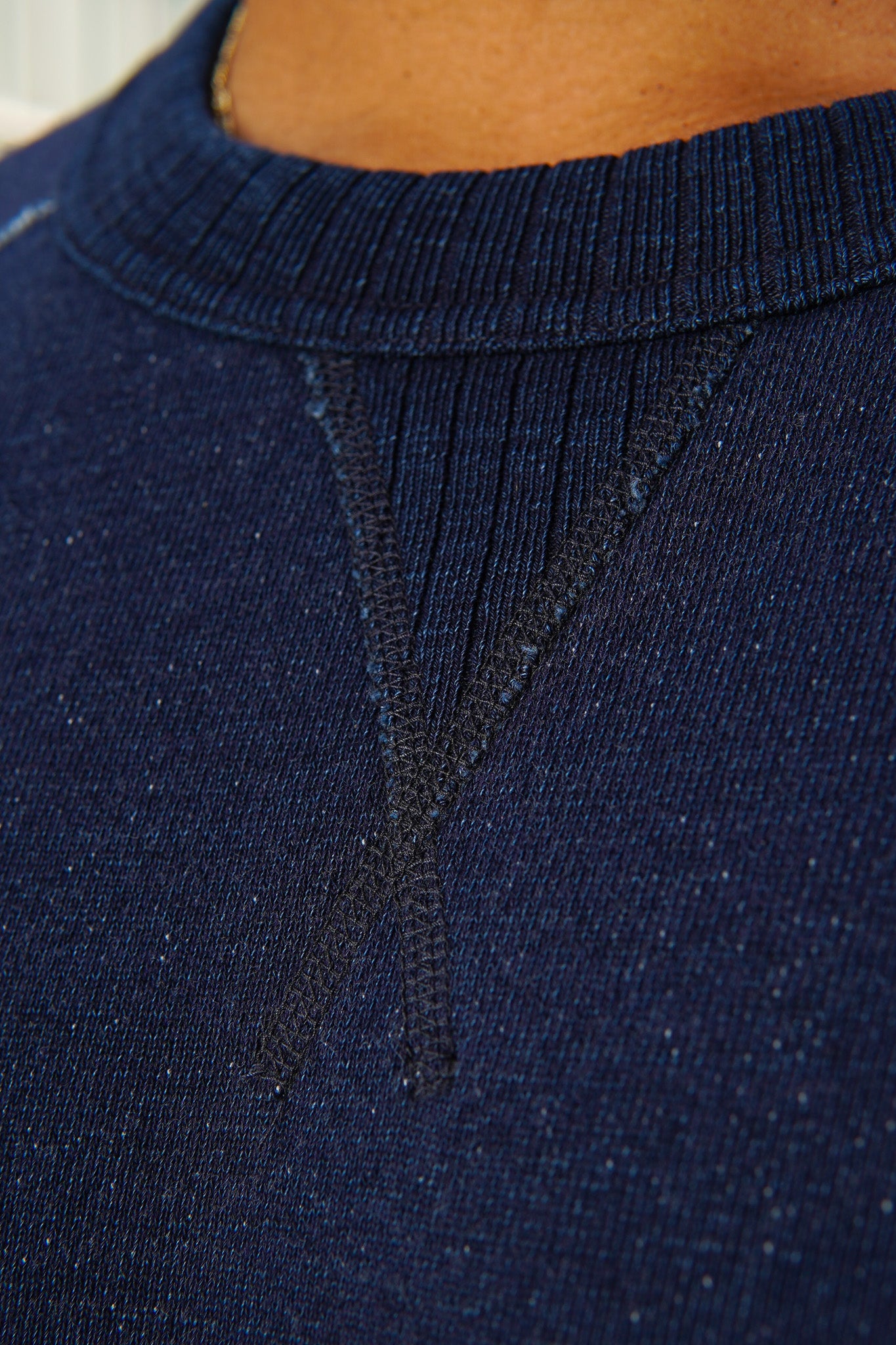 Pure Blue Japan 5409-ID Indigo Dyed Sweatshirt