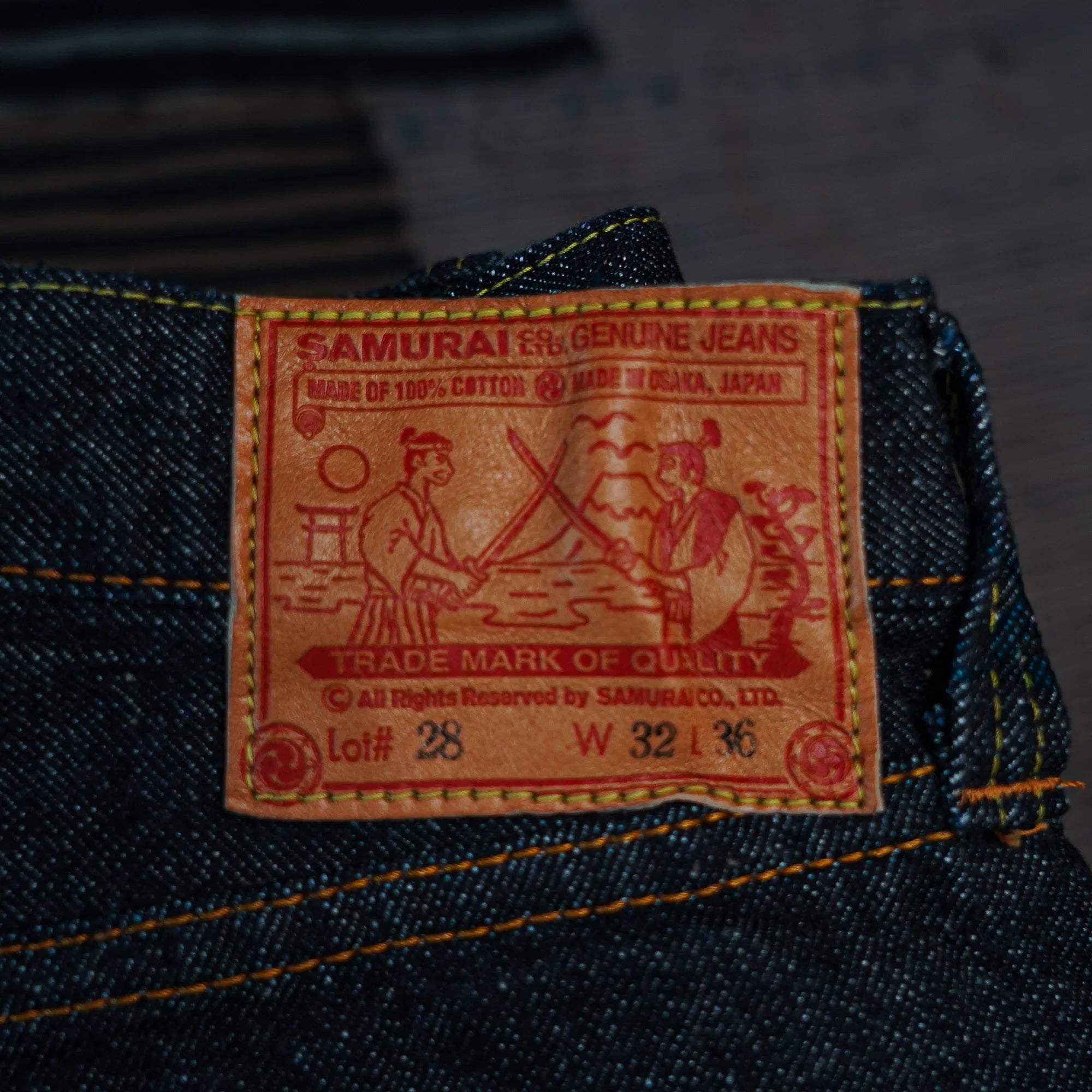 Samurai S0510XXII 15oz Regular Straight- Indigo – Guilty Party