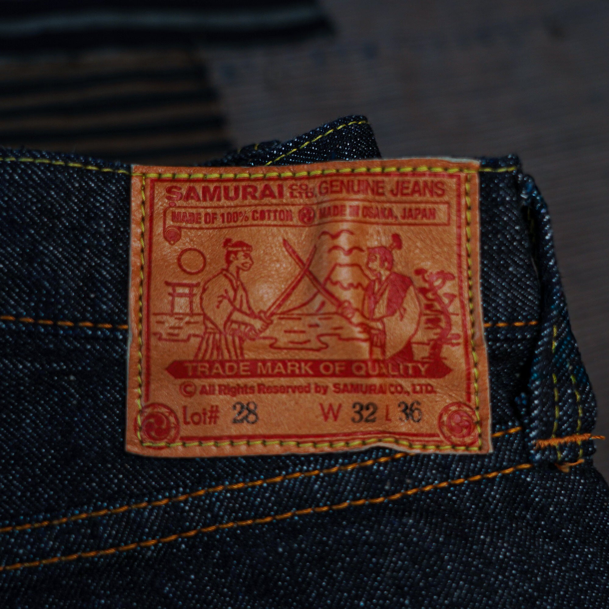 Samurai S0510XXII 15oz Regular Straight- Indigo