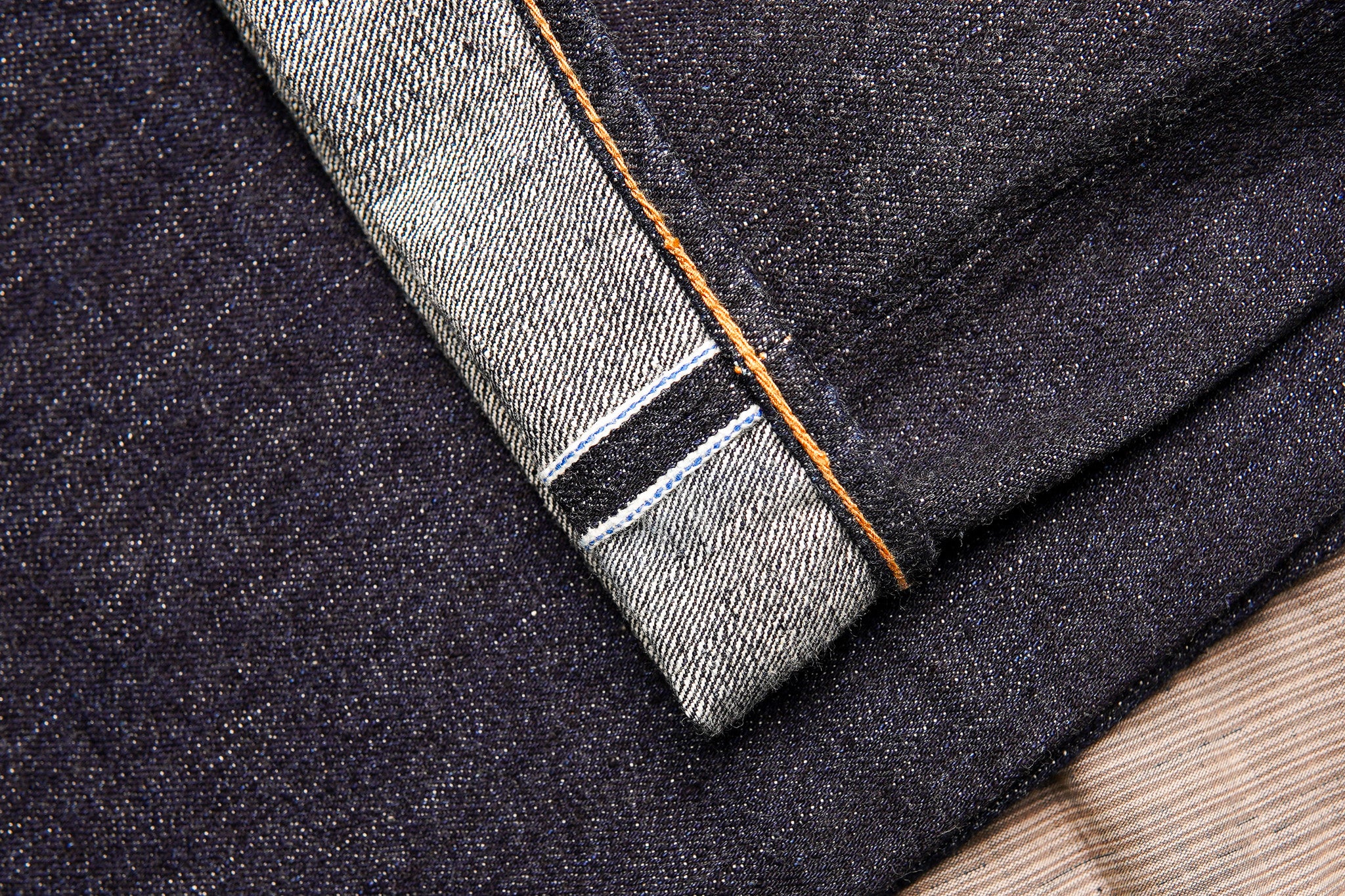 Pure Blue Japan XX-002 14oz Selvedge Denim Piped Straight - One Washed