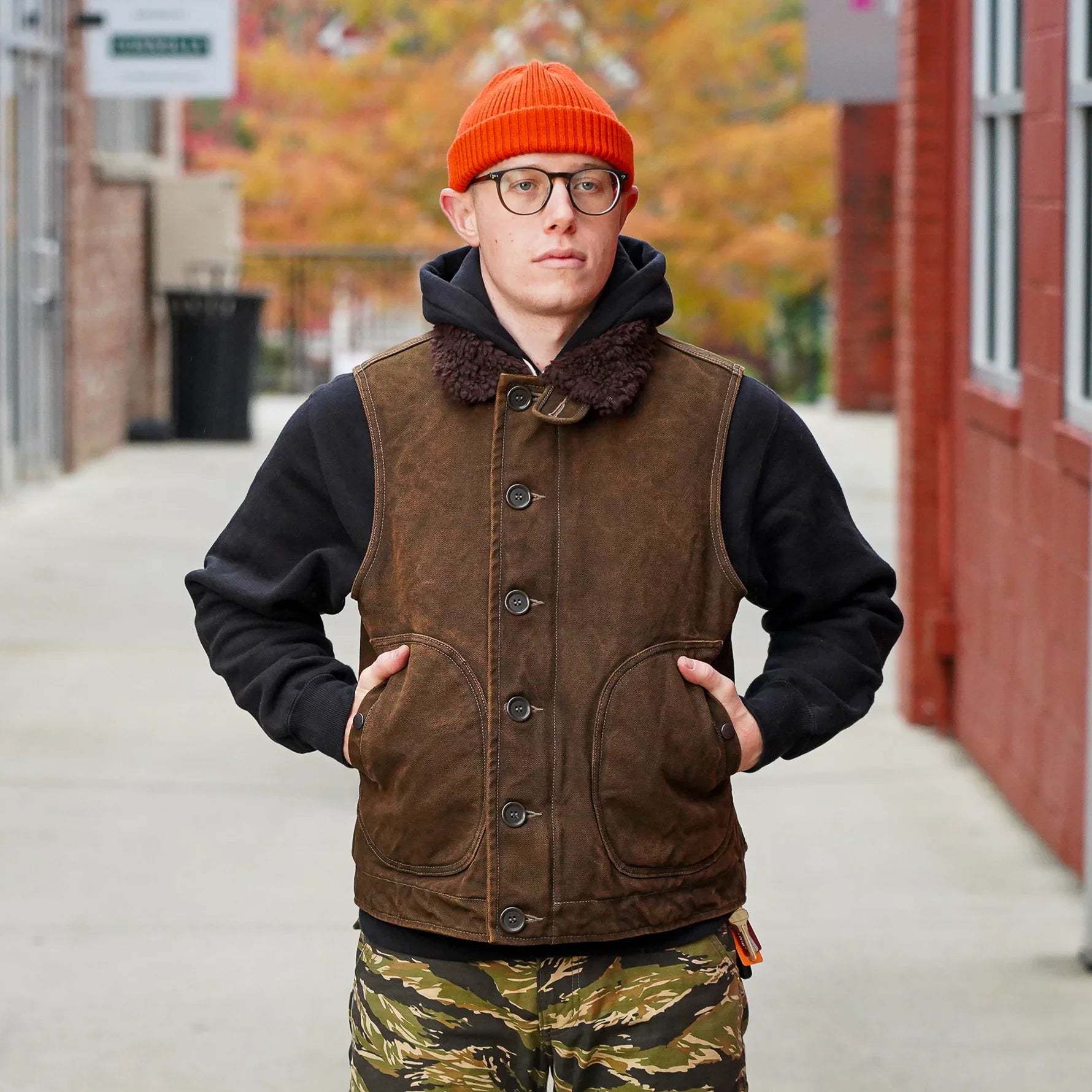 Iron Heart IHV-51-BRN 12oz Duck N1 Deck Vest - Brown – Guilty Party