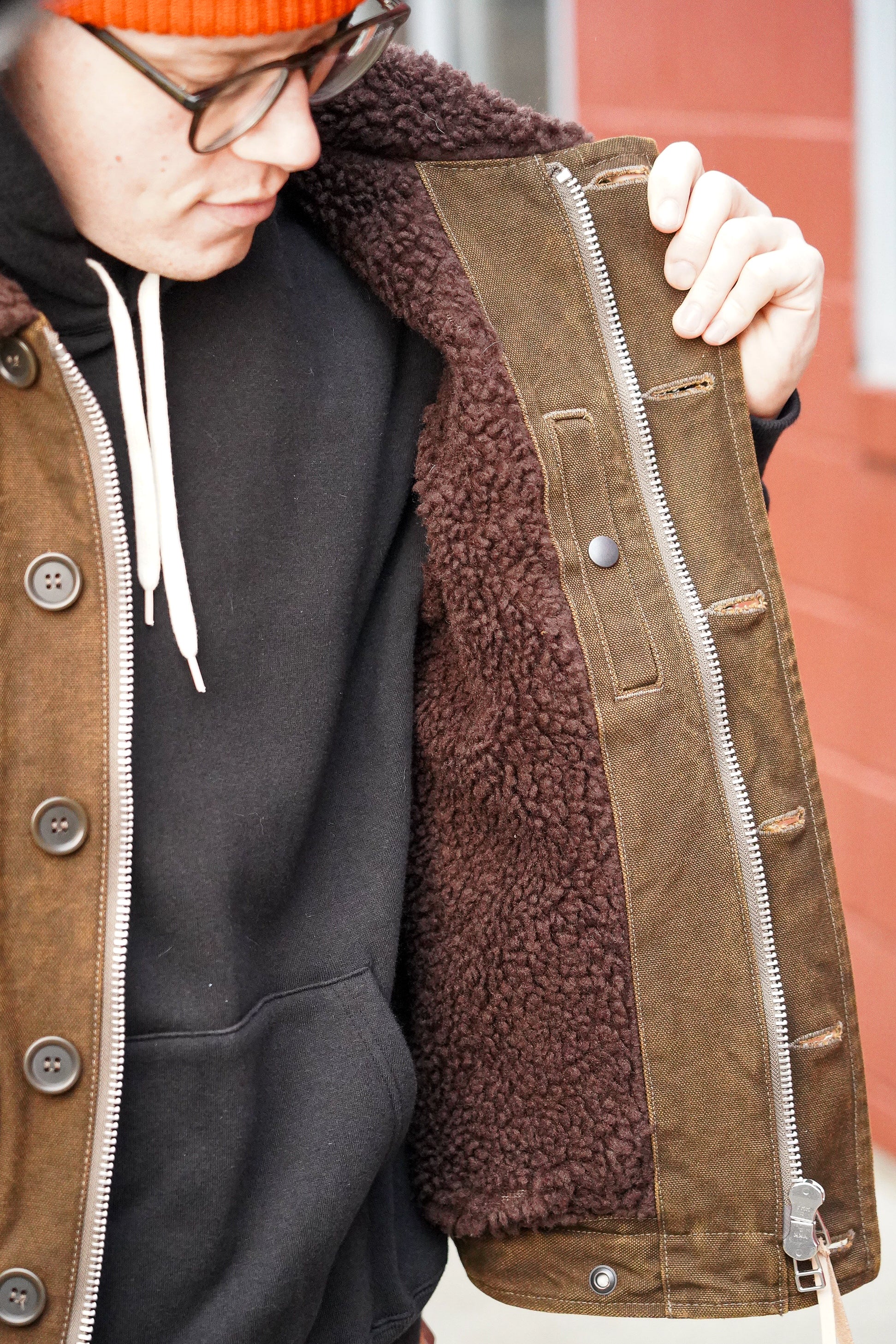 Iron Heart IHV-51-BRN 12oz Duck N1 Deck Vest - Brown