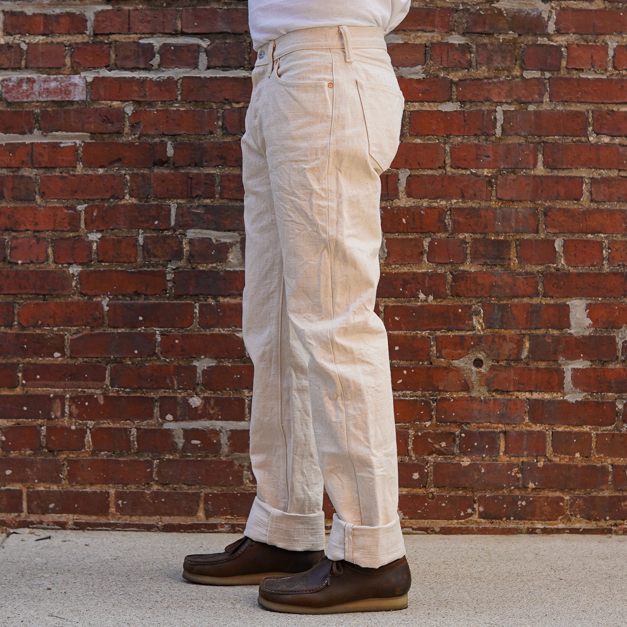 Samurai S710SC-KI 18oz Cotton Kinari Slim Straight- Ecru