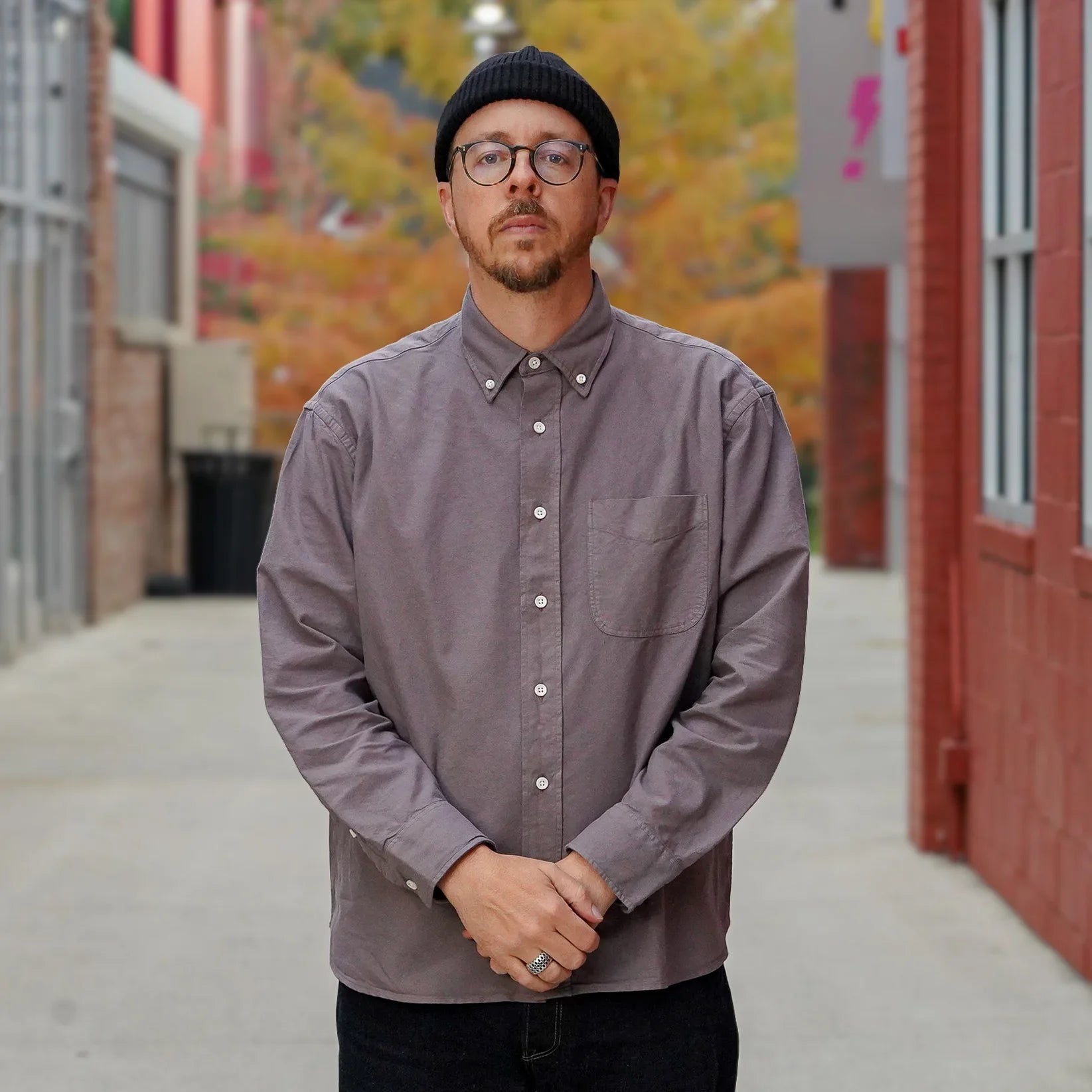 3sixteen Big Oxford - Dusty Purple – Guilty Party