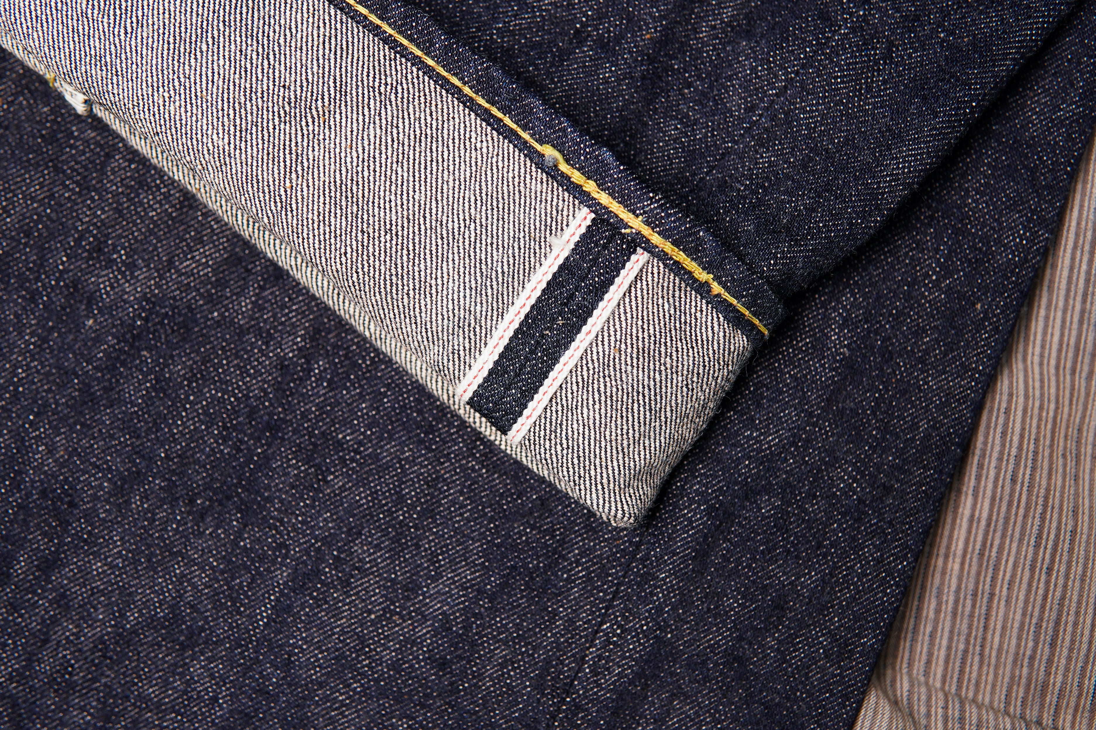 UES 400-R Regular Straight Fit Indigo Selvedge Denim - One Washed