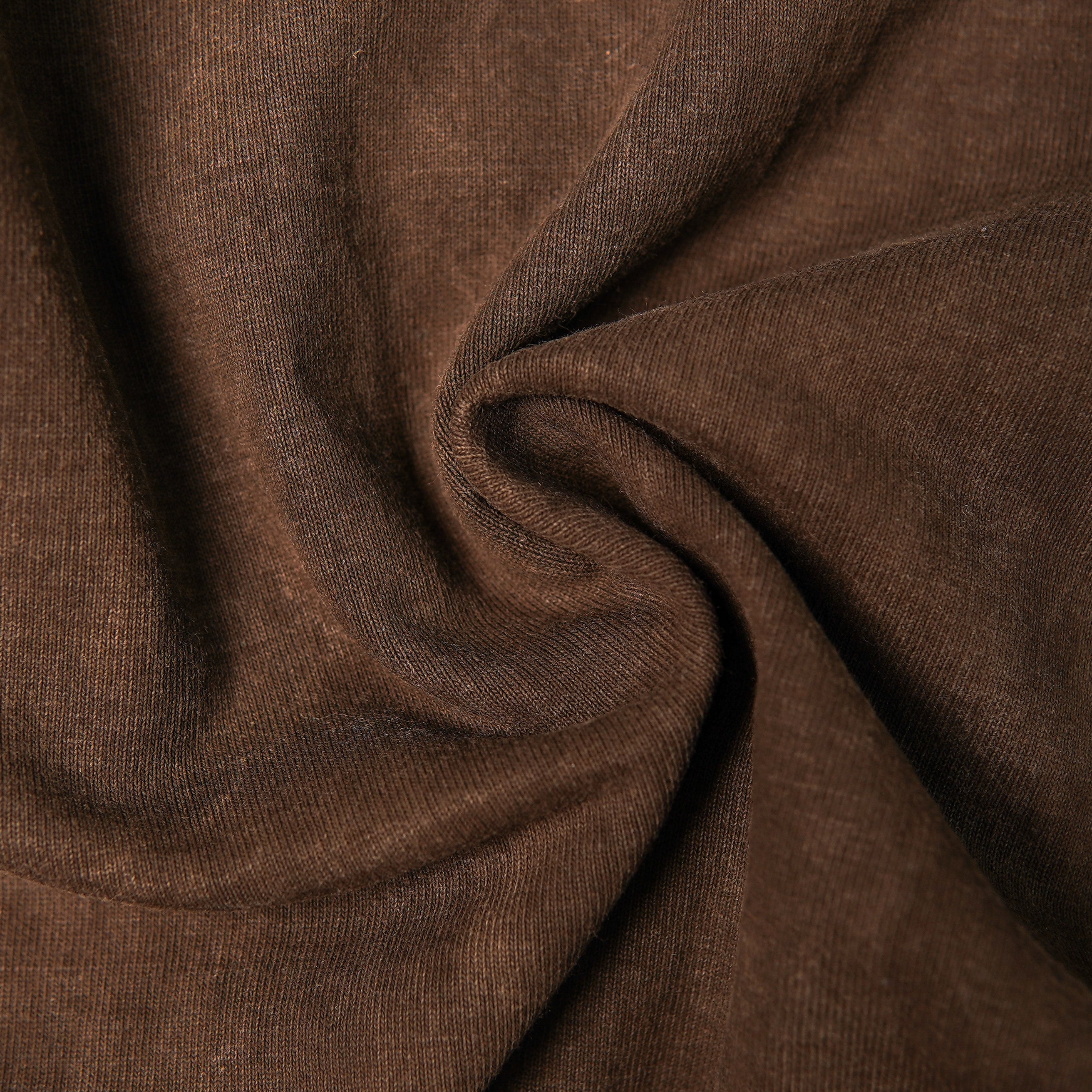 Studio D'Artisan 8198 Amami Oshima Mud-Dyed Loopwheeled T-Shirt - Dark Brown