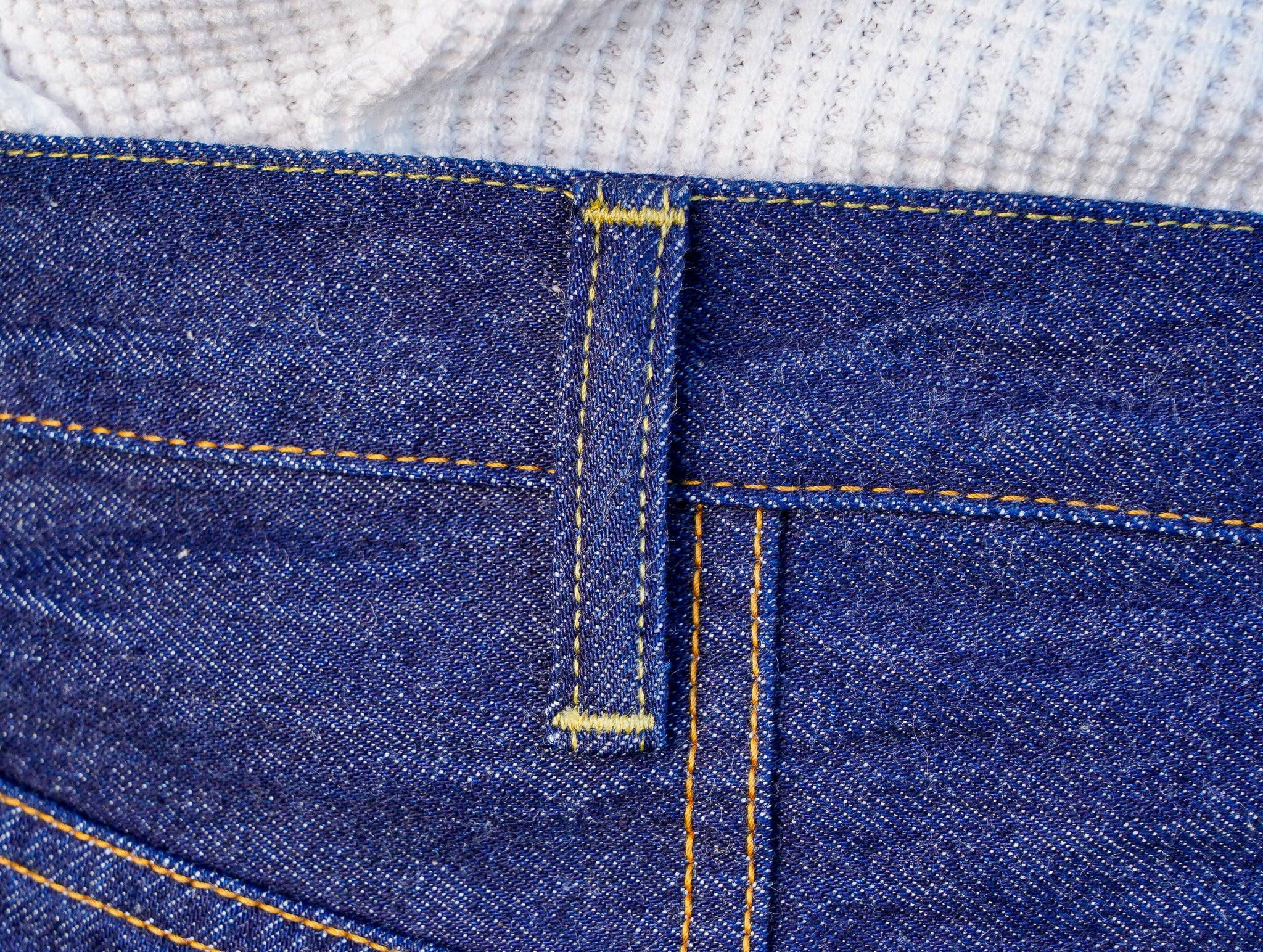 Studio D'Artisan SD-800 Tapered Fit Natural Indigo Selvedge Denim - One Washed